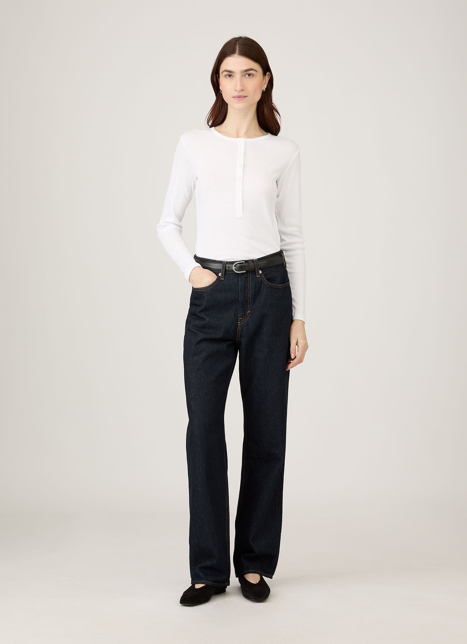 Ribbed Henley - 2