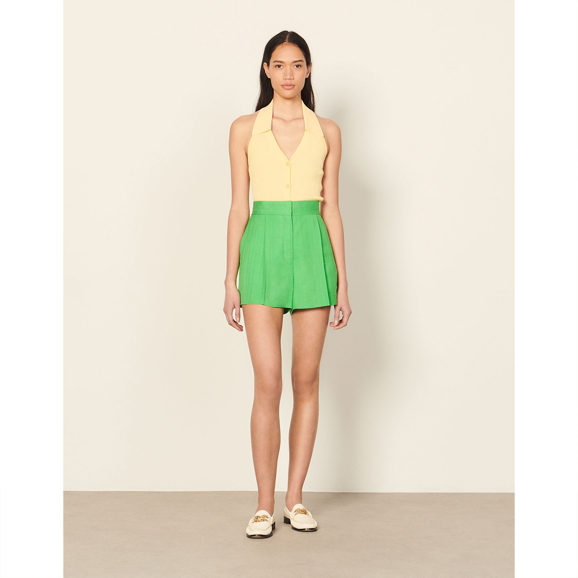 High-waisted shorts - 7
