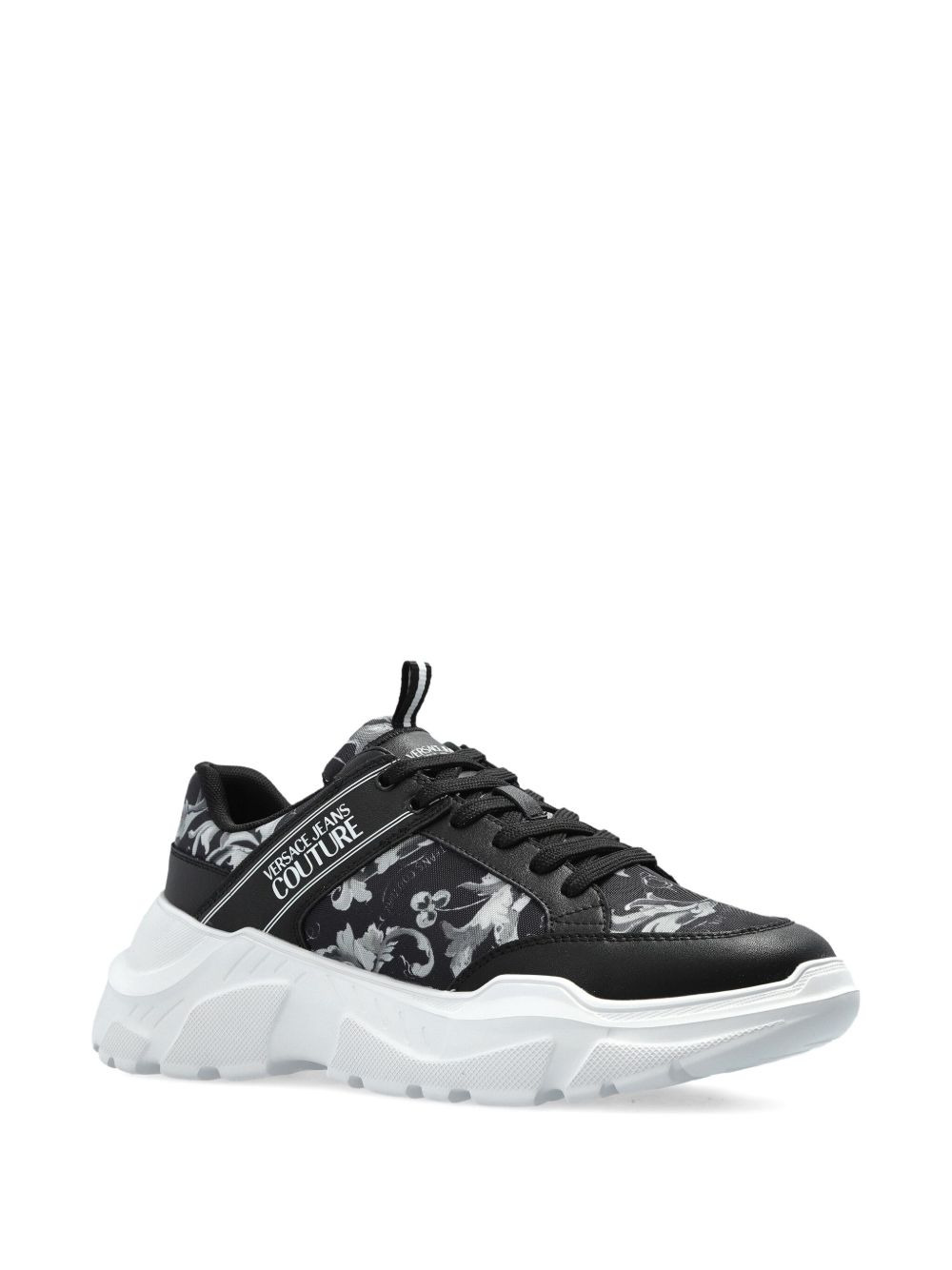 baroque-print sneakers - 2