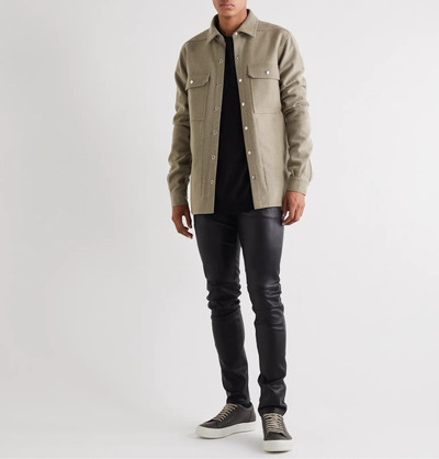 Rick Owens Virgin Wool-Blend Overshirt outlook