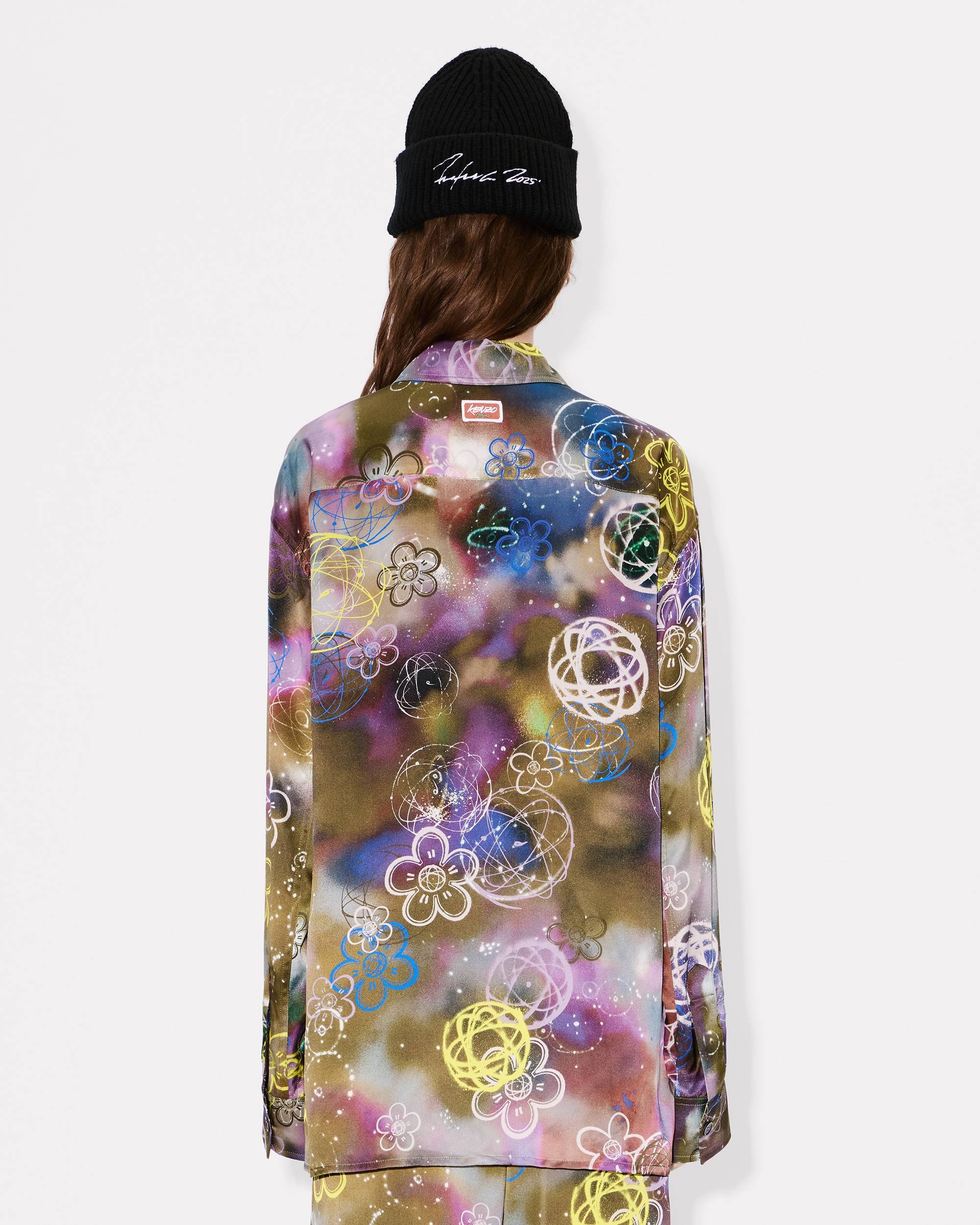'Kenzo x Futura 2000' workwear shirt in silk - 4