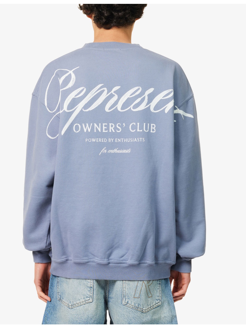 Owners Club Scrip Logo-Print Cotton Sweatshirt - 4