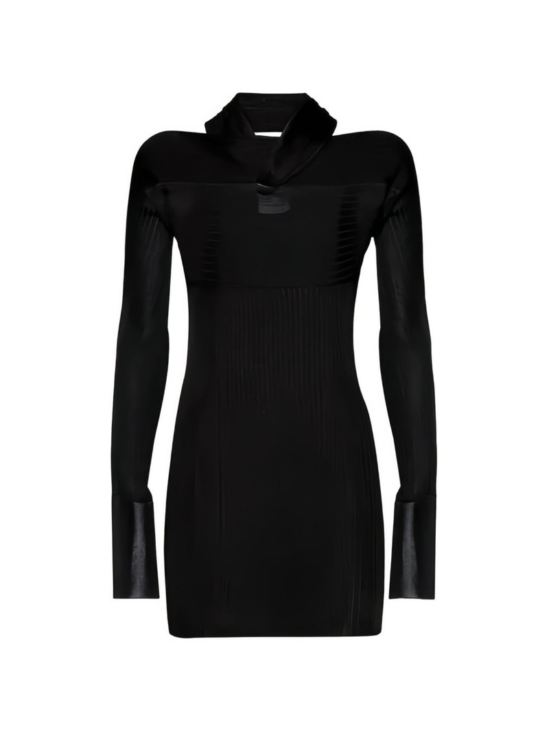 long sleeves mock neck T-shirt 1