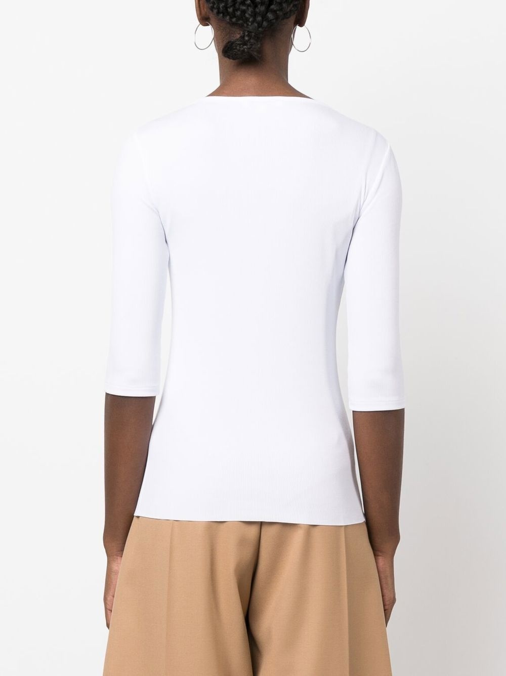 fine-ribbed top - 4