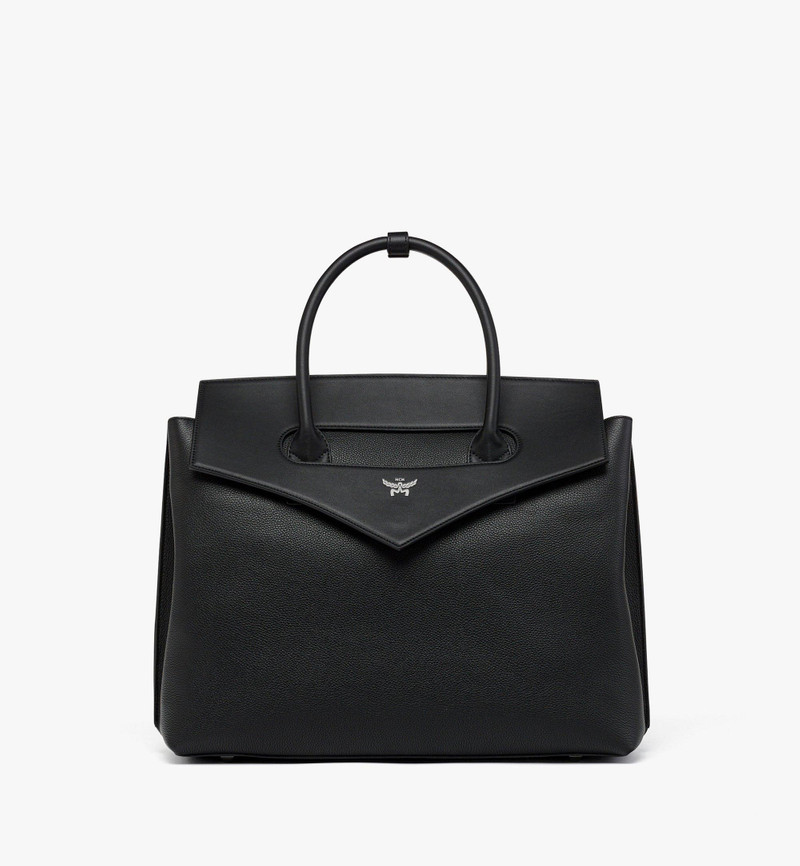 Soft Diamond Tote in Embossed Leather 1