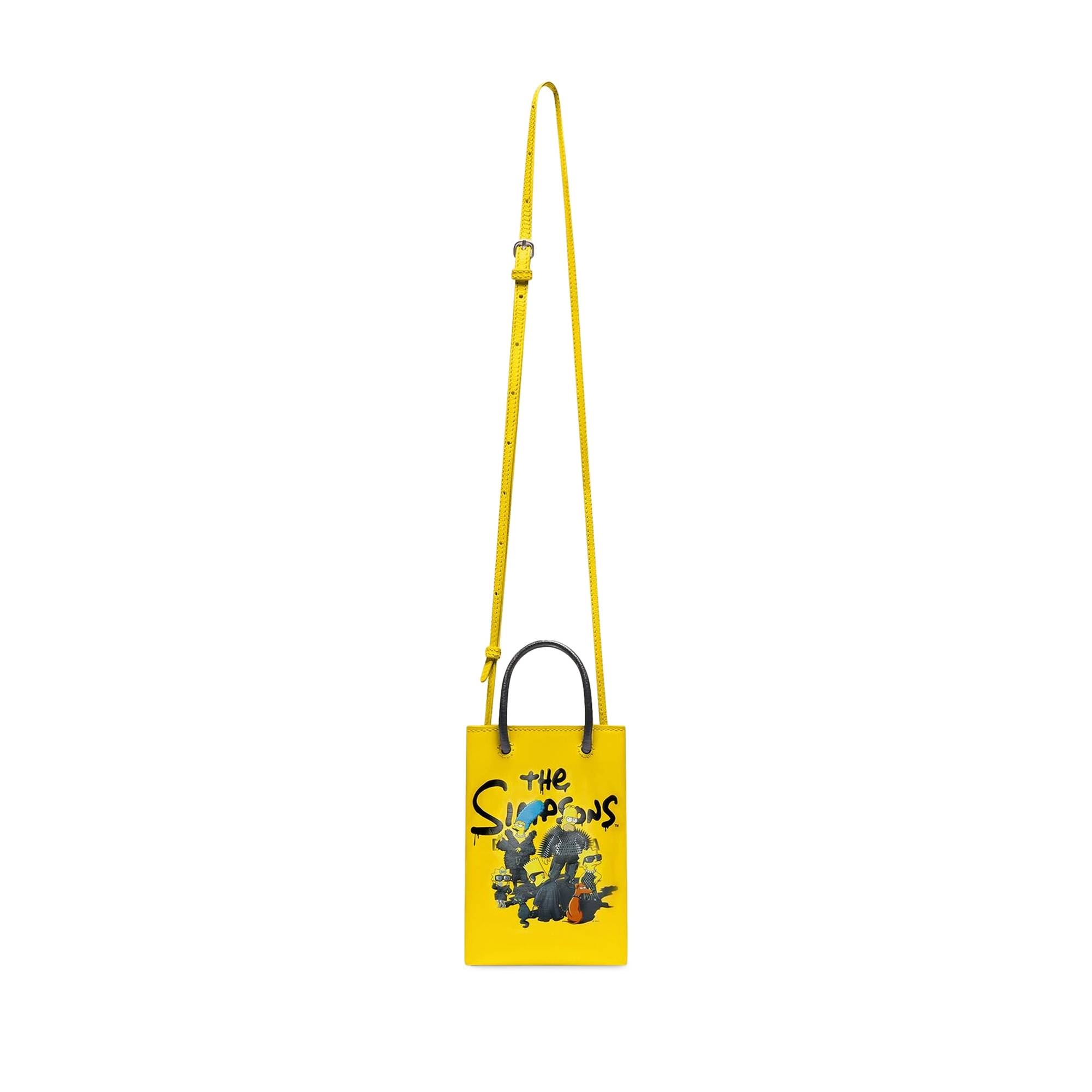 Balenciaga x The Simpsons And 20th Television Mini Shopping Bag 'Yellow' - 3