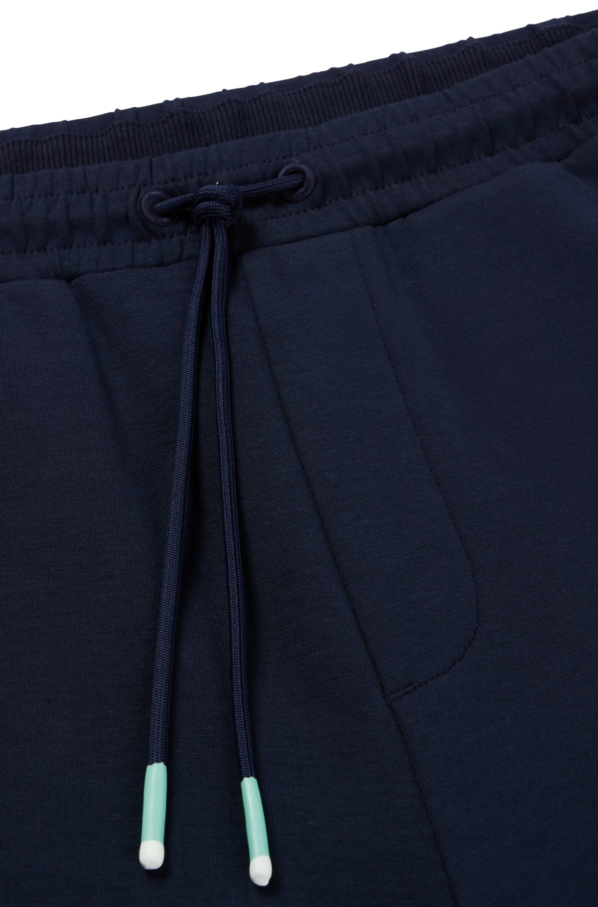 COTTON-BLEND REGULAR-FIT SHORTS WITH EMBROIDERED LOGOS - 6