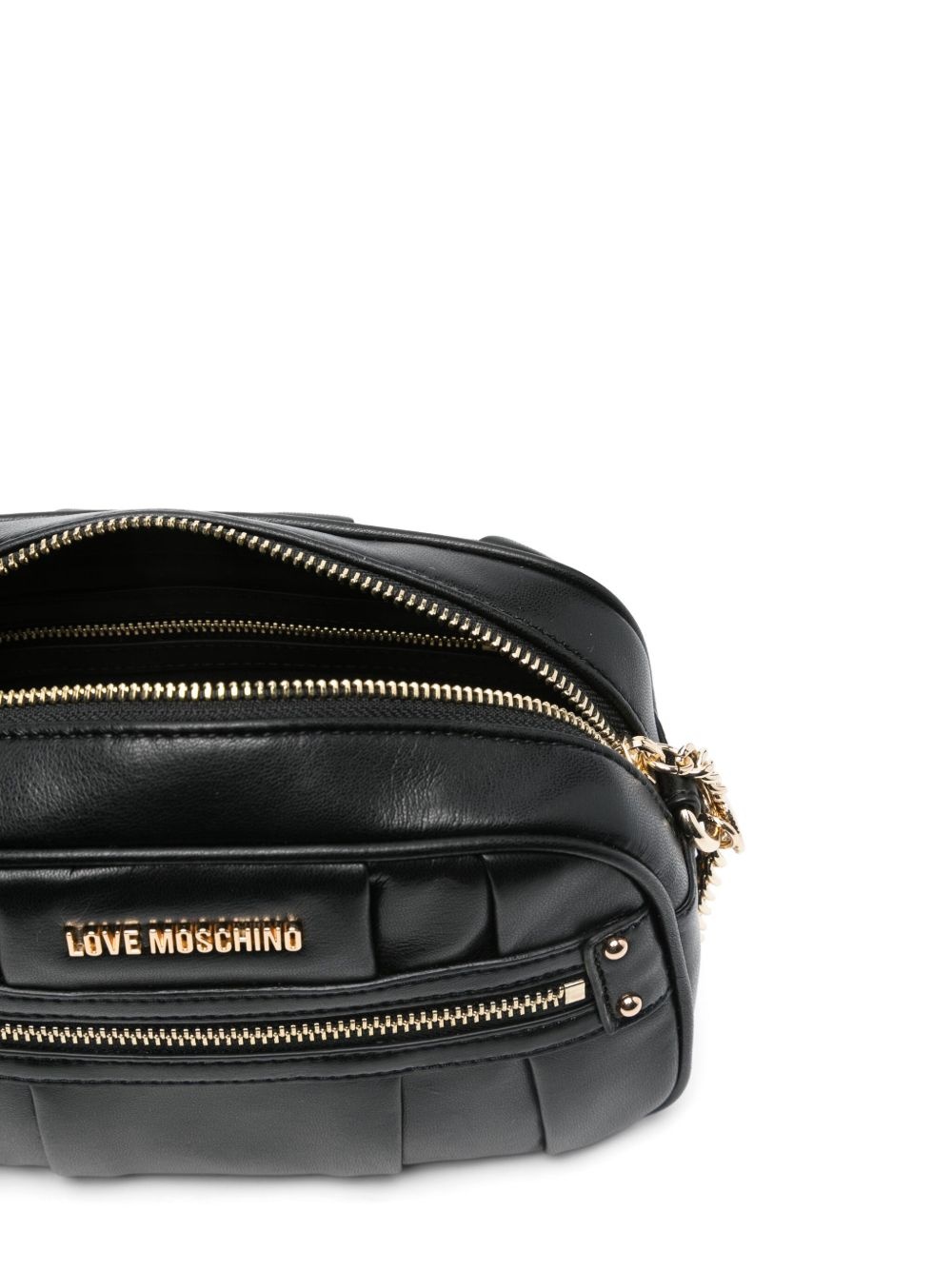 logo-plaque cross body bag - 5