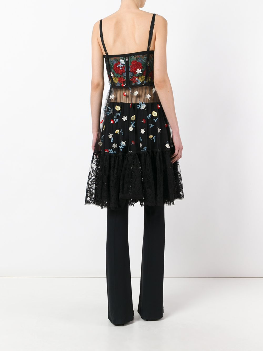 embroidered sheet dress - 4