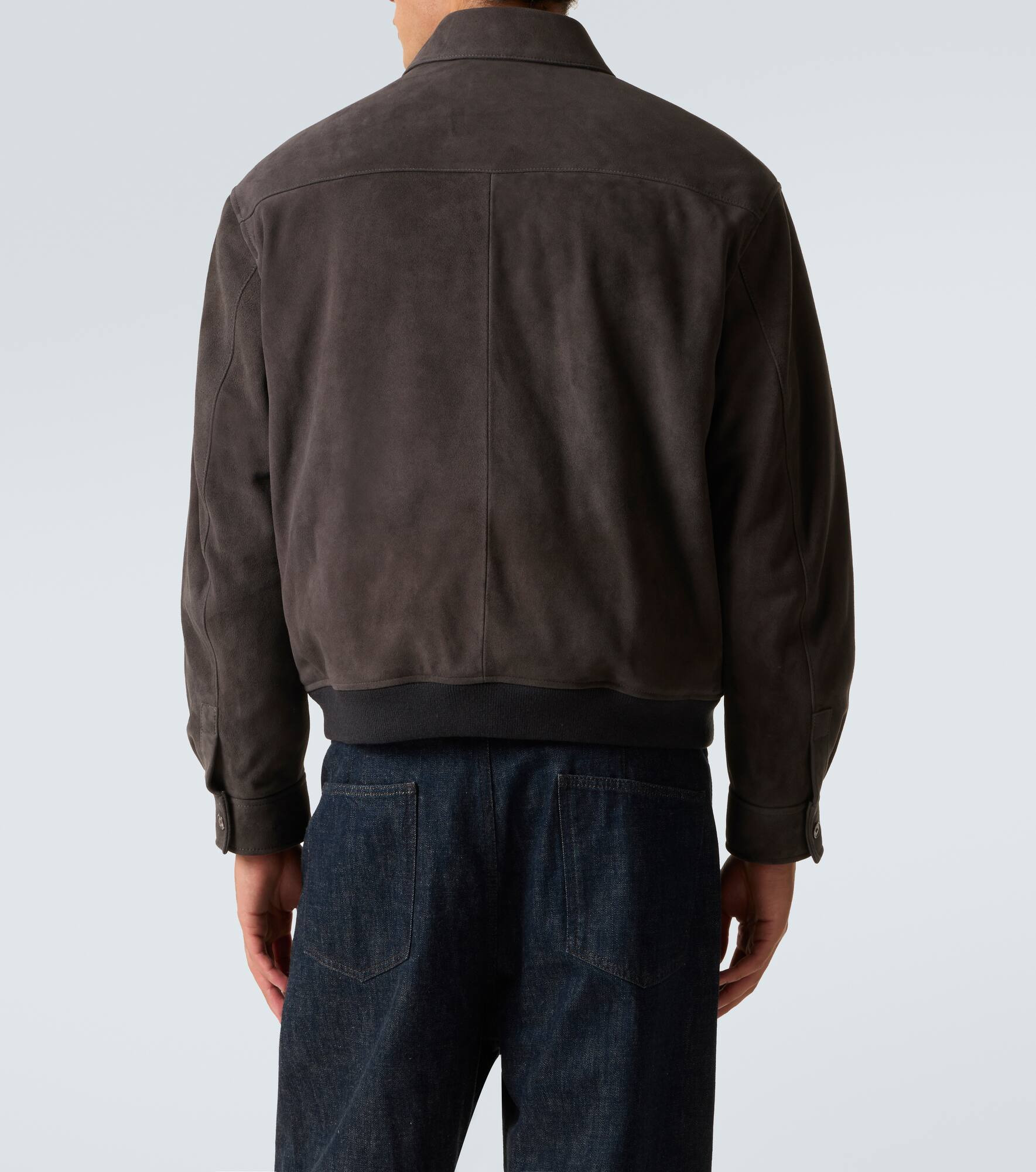 Suede blouson - 4