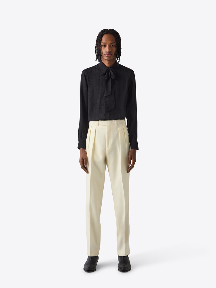TROUSER 55 CREAM FLANNEL - 2