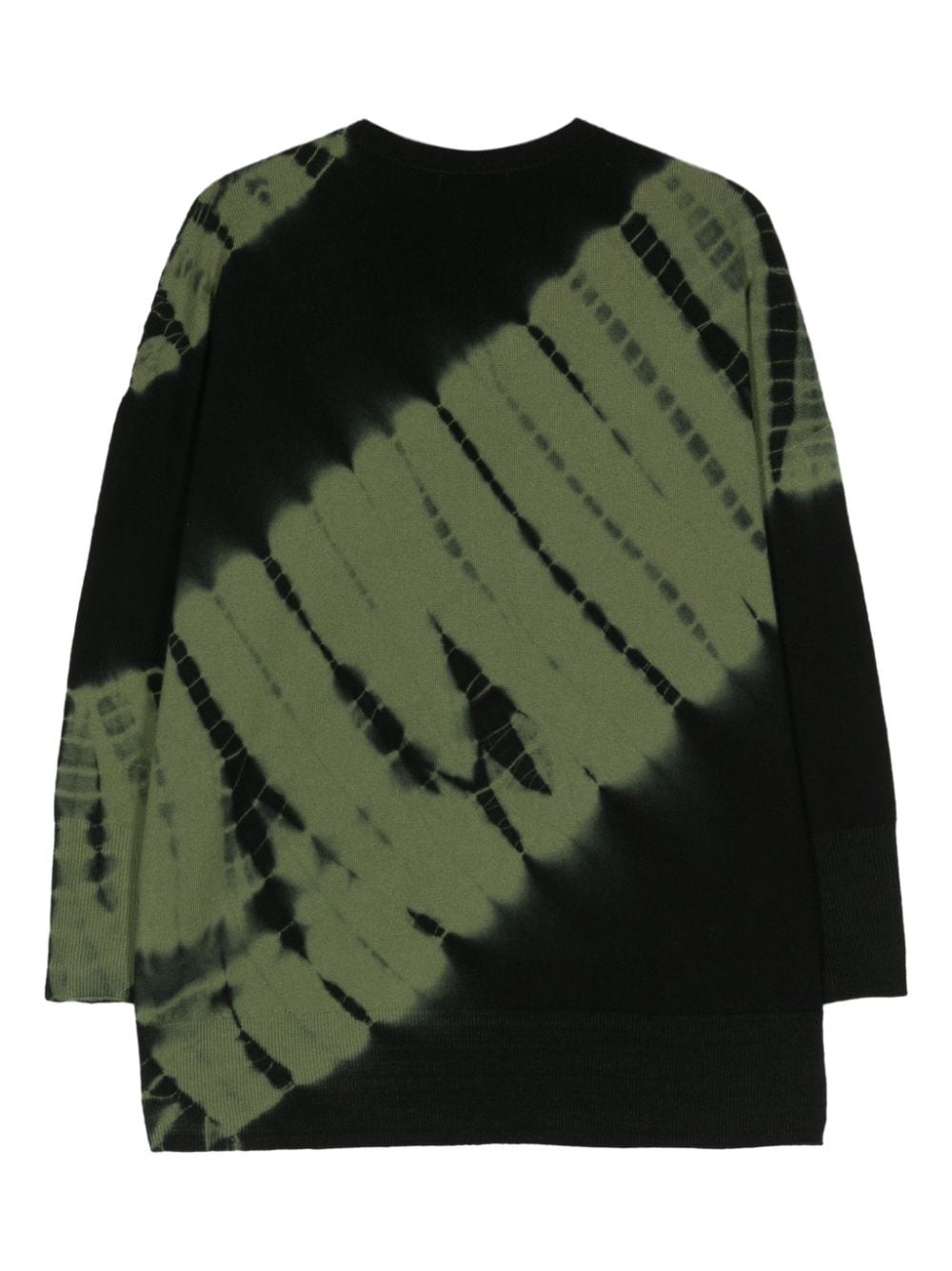 Tesuji Yoroidan Shibori diagonal-pattern cashmere jumper - 2