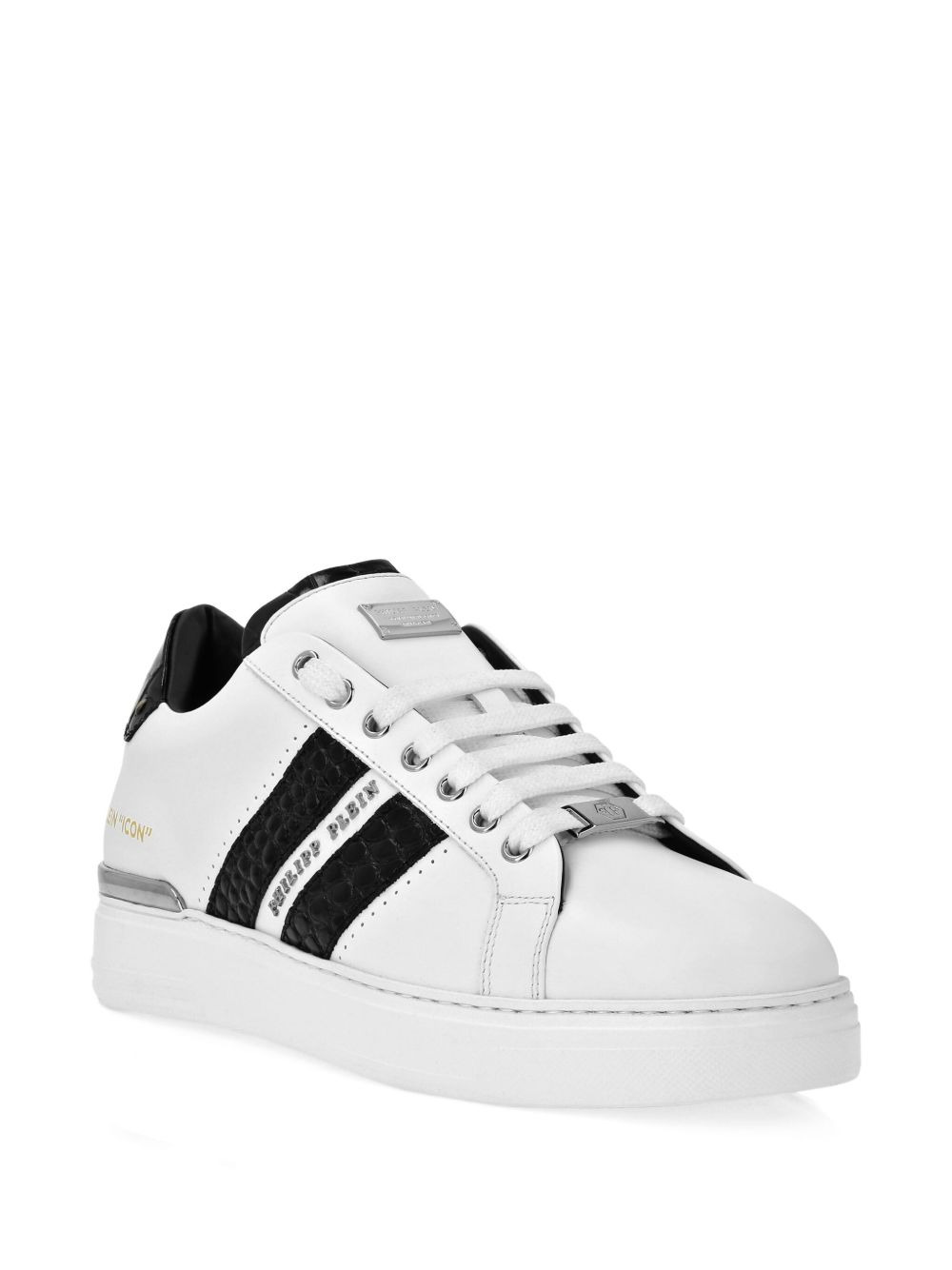 leather low-top sneakers - 2