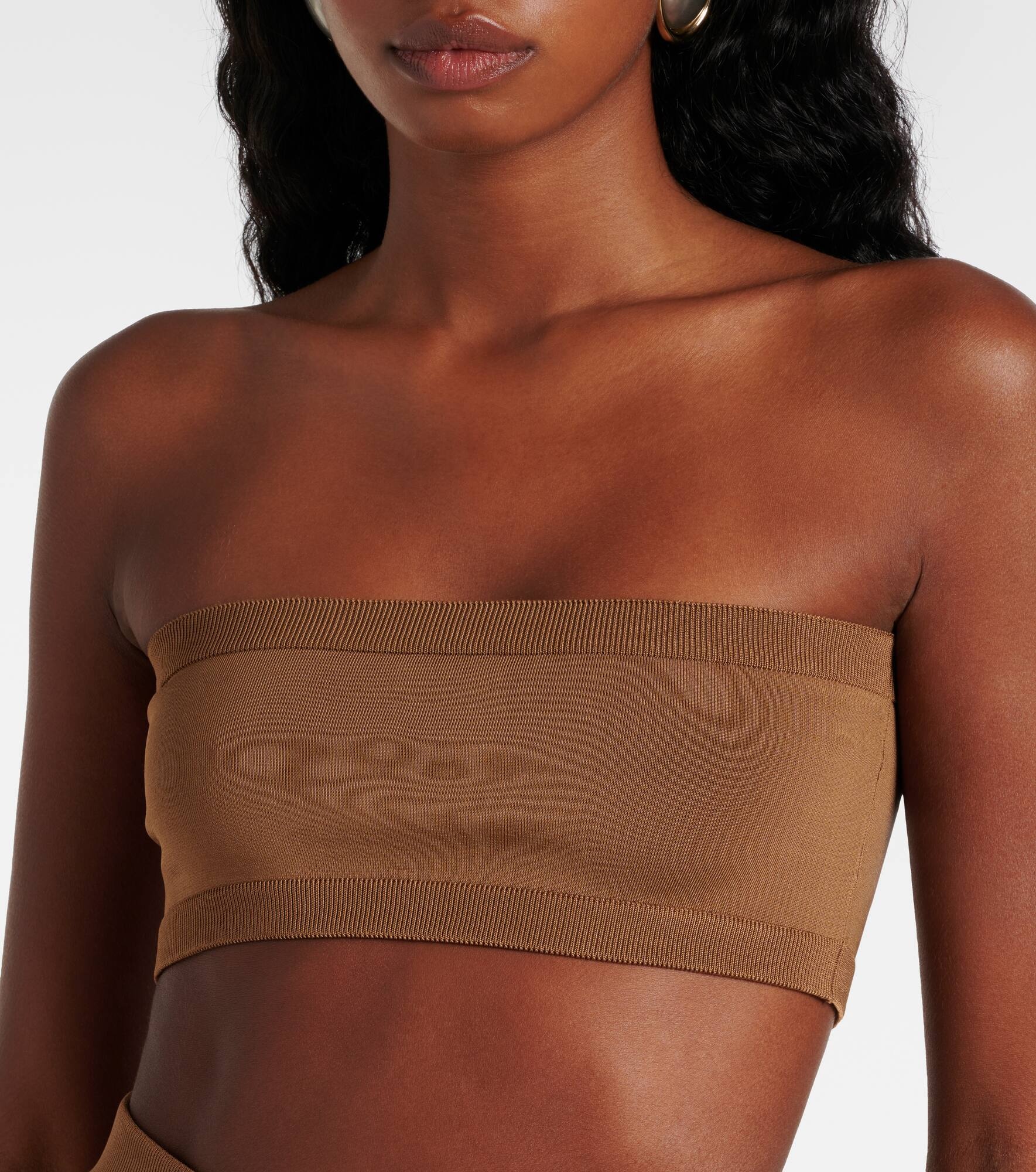 Jersey bandeau top - 5