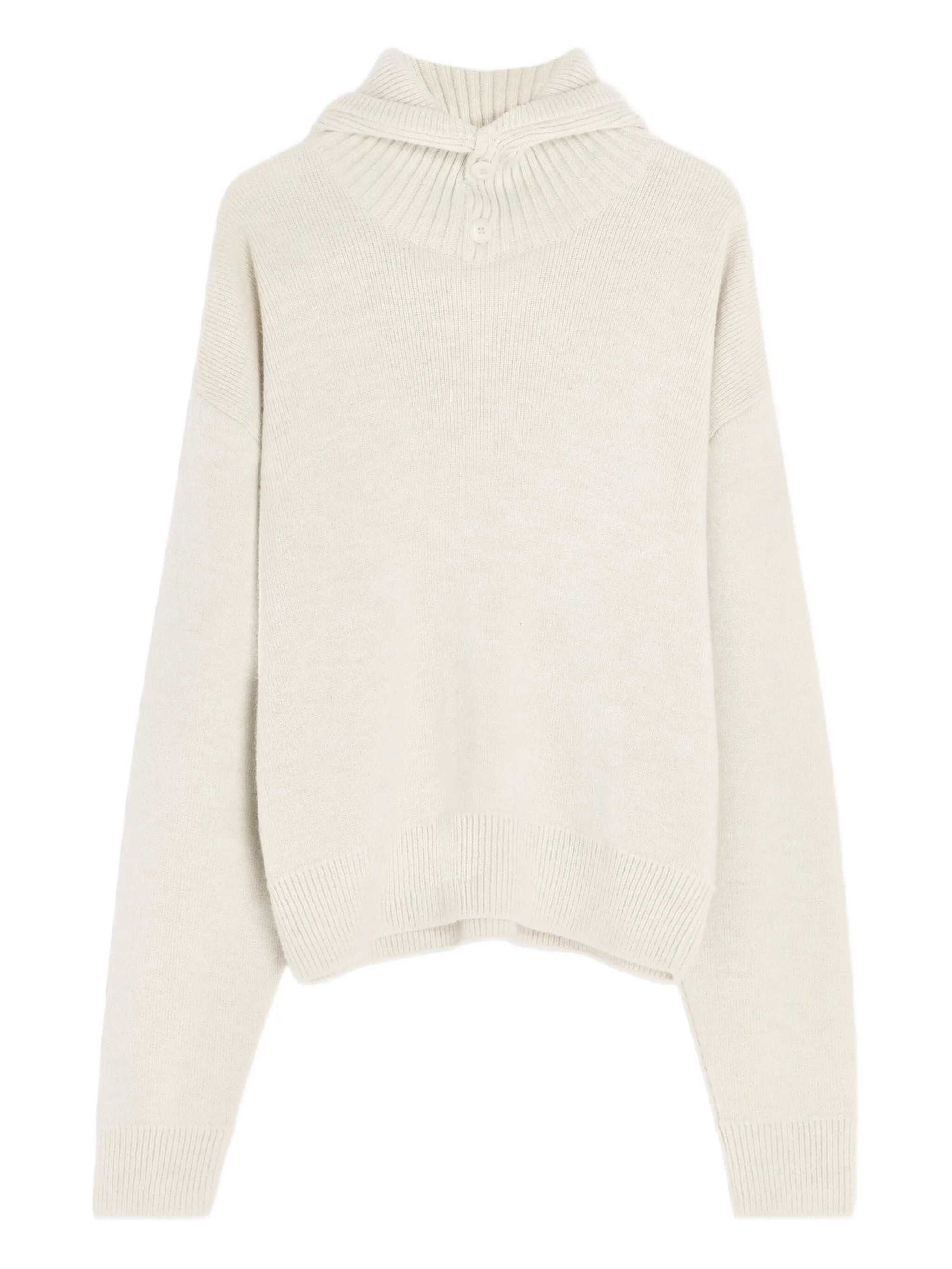 Lemaire Buttoned Ribbed-knit Jumper - 2
