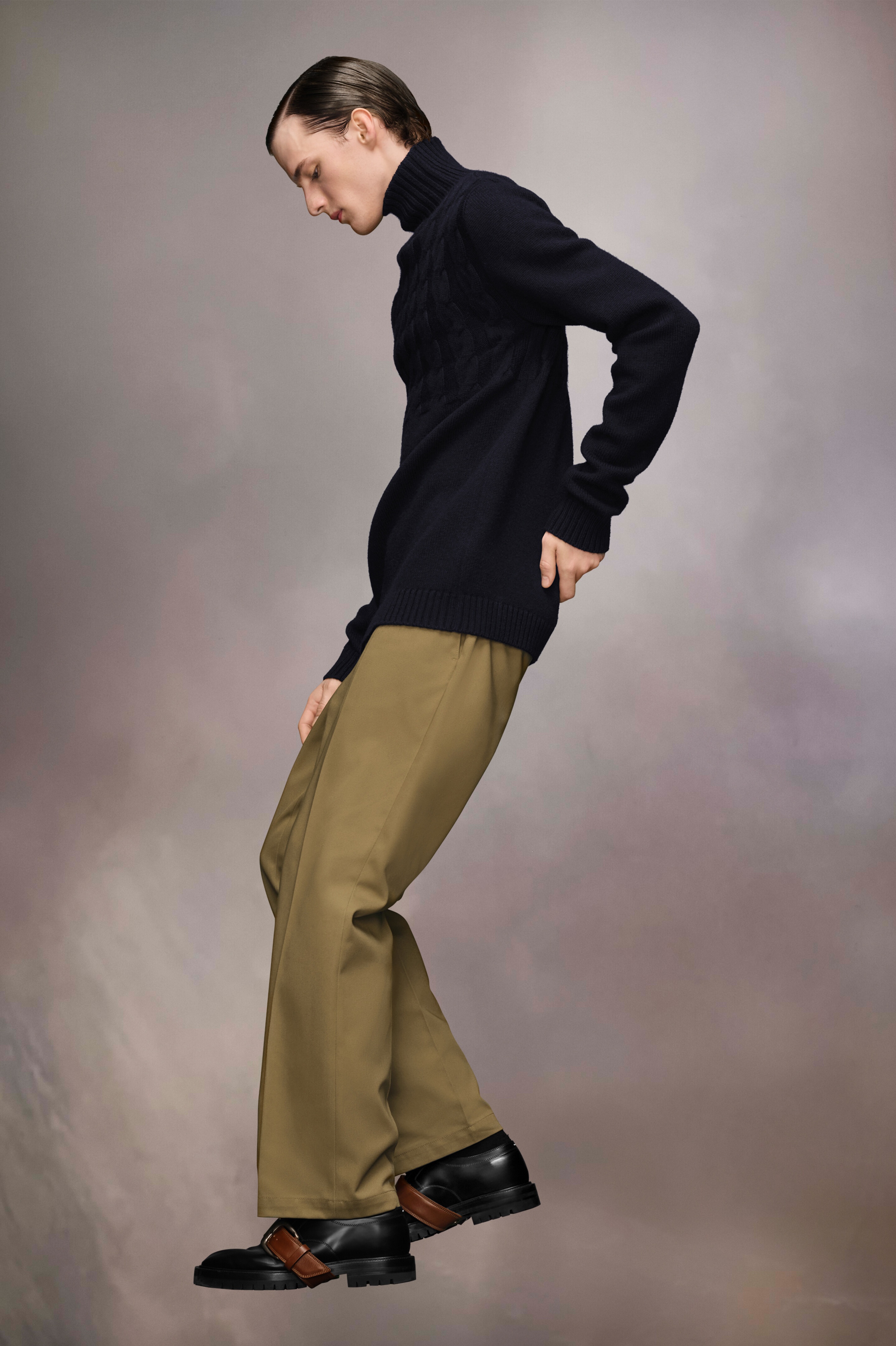 High-neck Virgin Wool Sweater - 4