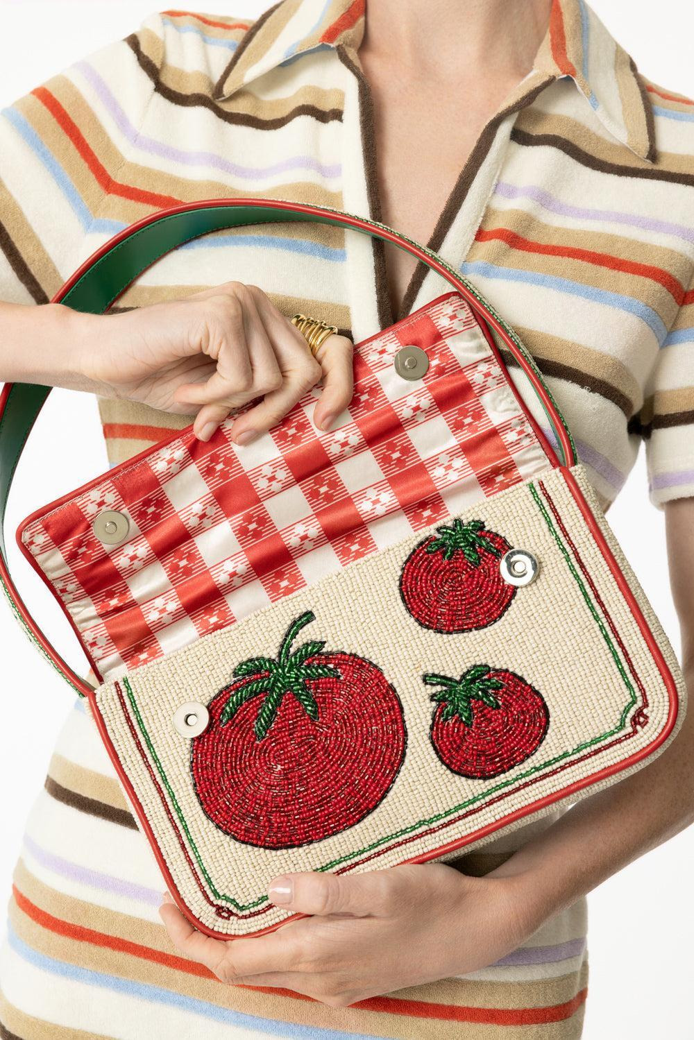 Tommy Beaded Bag - Tomato - 6