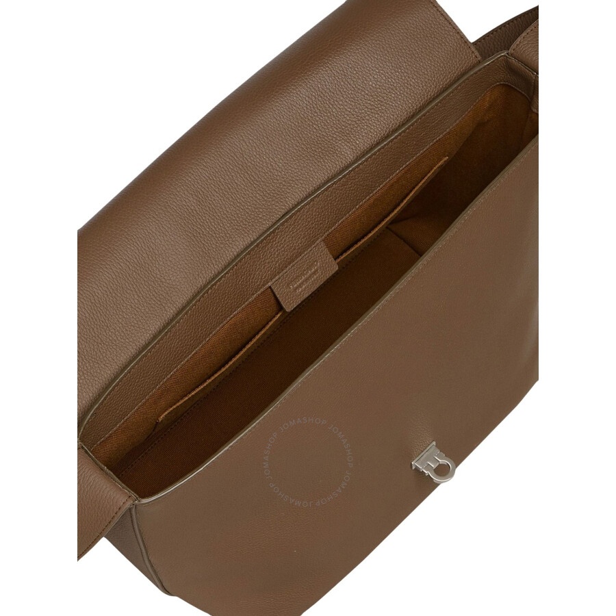 Ferragamo Gancini-Plaque Twins Messenger Bag - 3