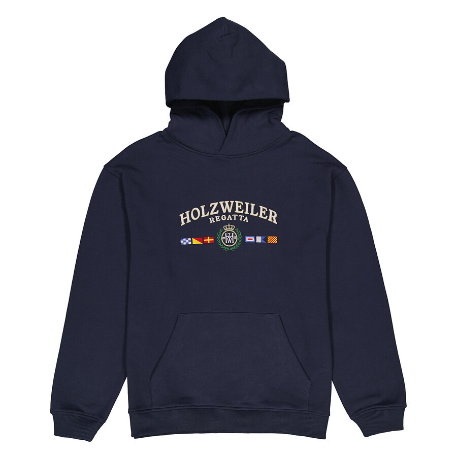 Holzweiler Men's Dk. Blue Fleece Cooper Regatta Hoodie - 5