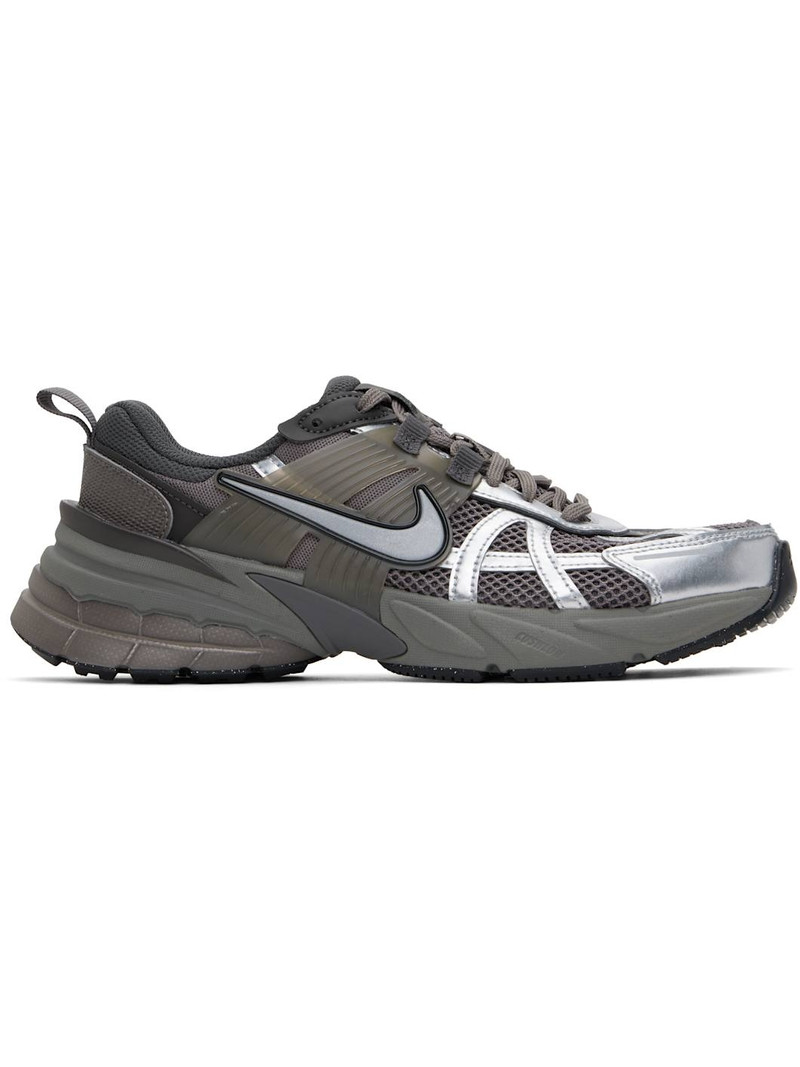 Gray & Silver V2K Run Sneakers - 1