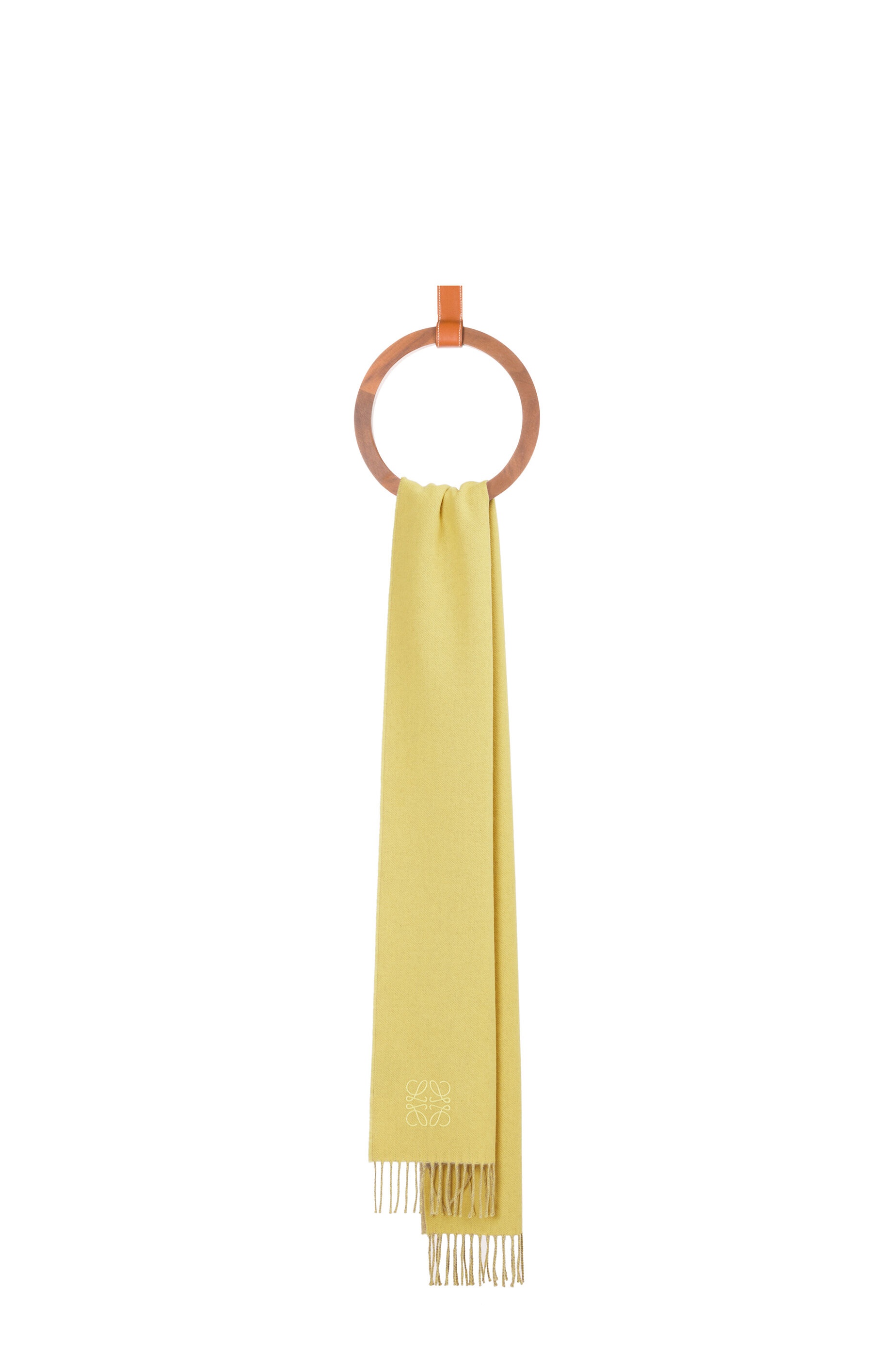 Bicolour scarf in wool and cashmere - 2