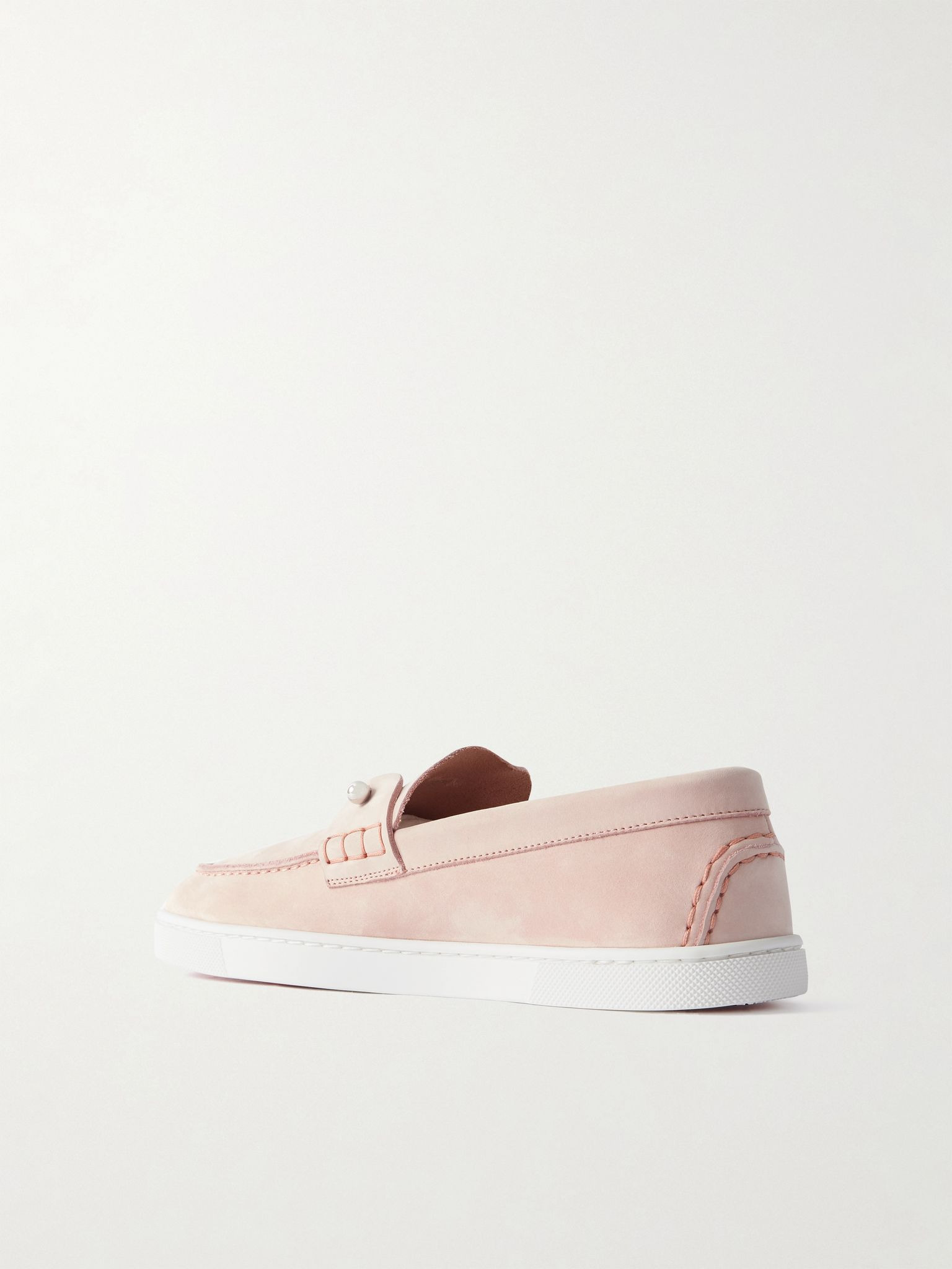 Chambeliboat suede loafers Baby pink - 3