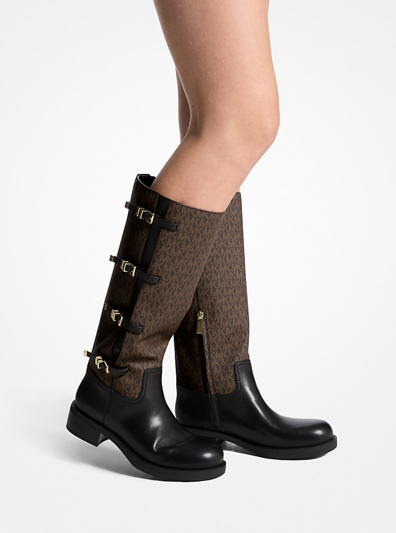 Darrington Signature Logo and Leather Boot 5