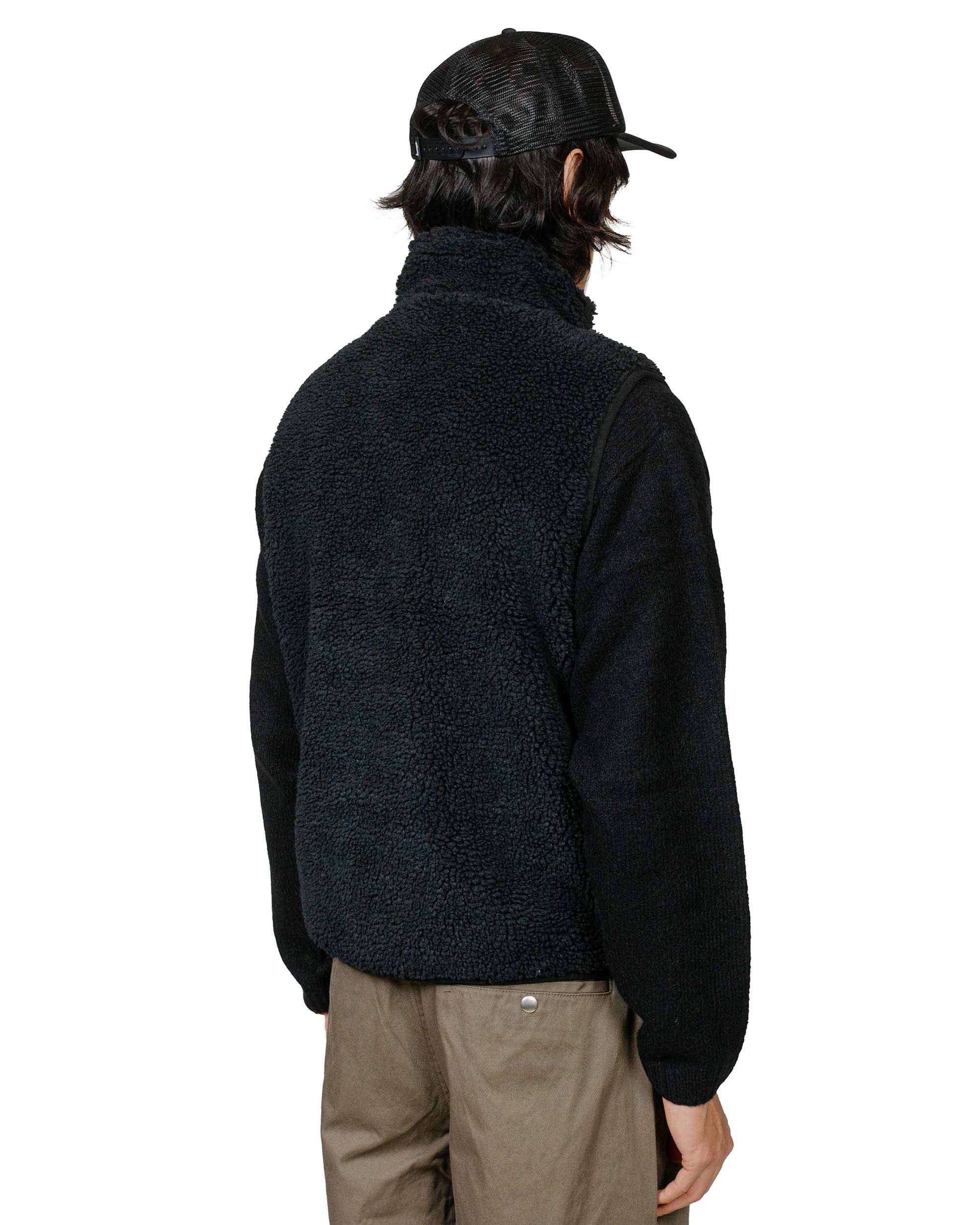 Stüssy Sherpa Reversible Vest Black - 4