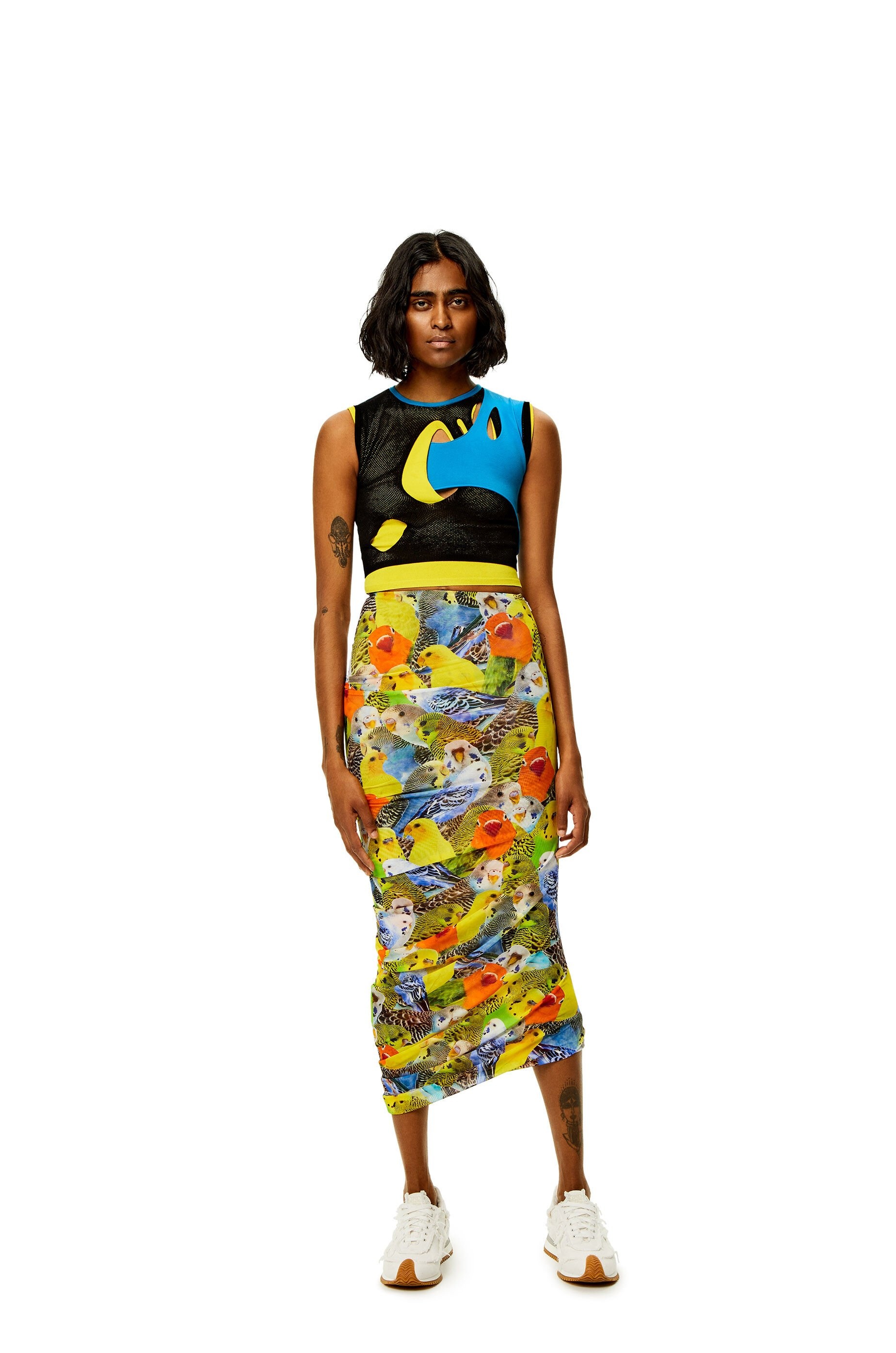 Cut-out top in viscose - 2