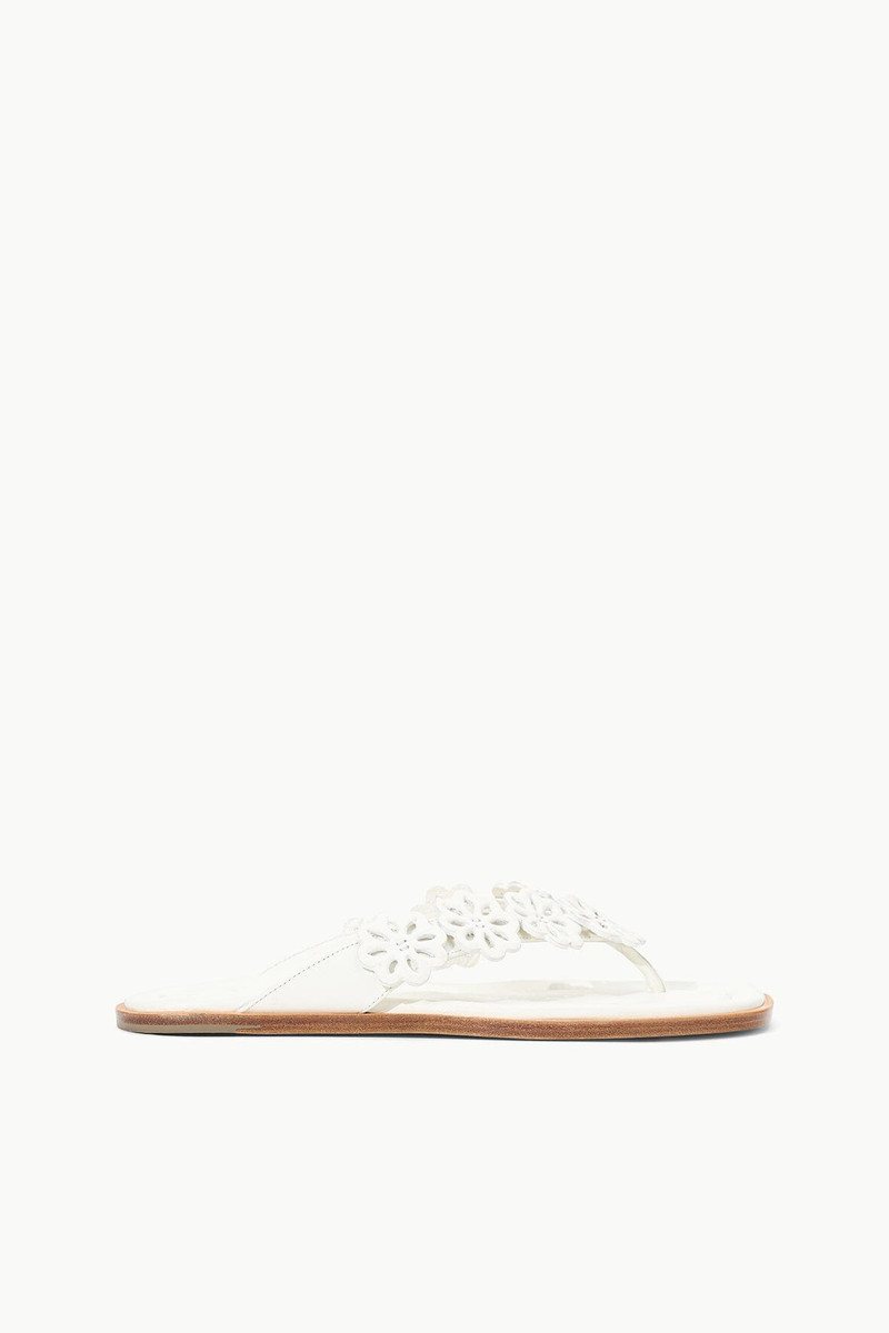 STAUD DANTE FLORAL THONG SLIDE PAPER 1