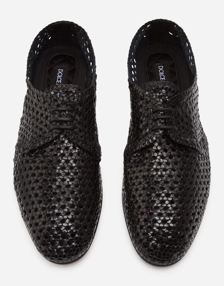 Hand-woven derby shoes - 4