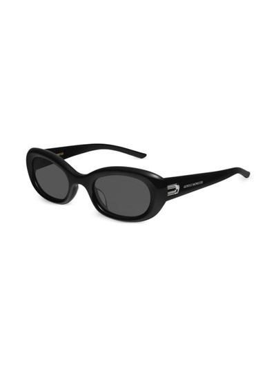 GENTLE MONSTER Savage 01 oval-frame sunglasses outlook