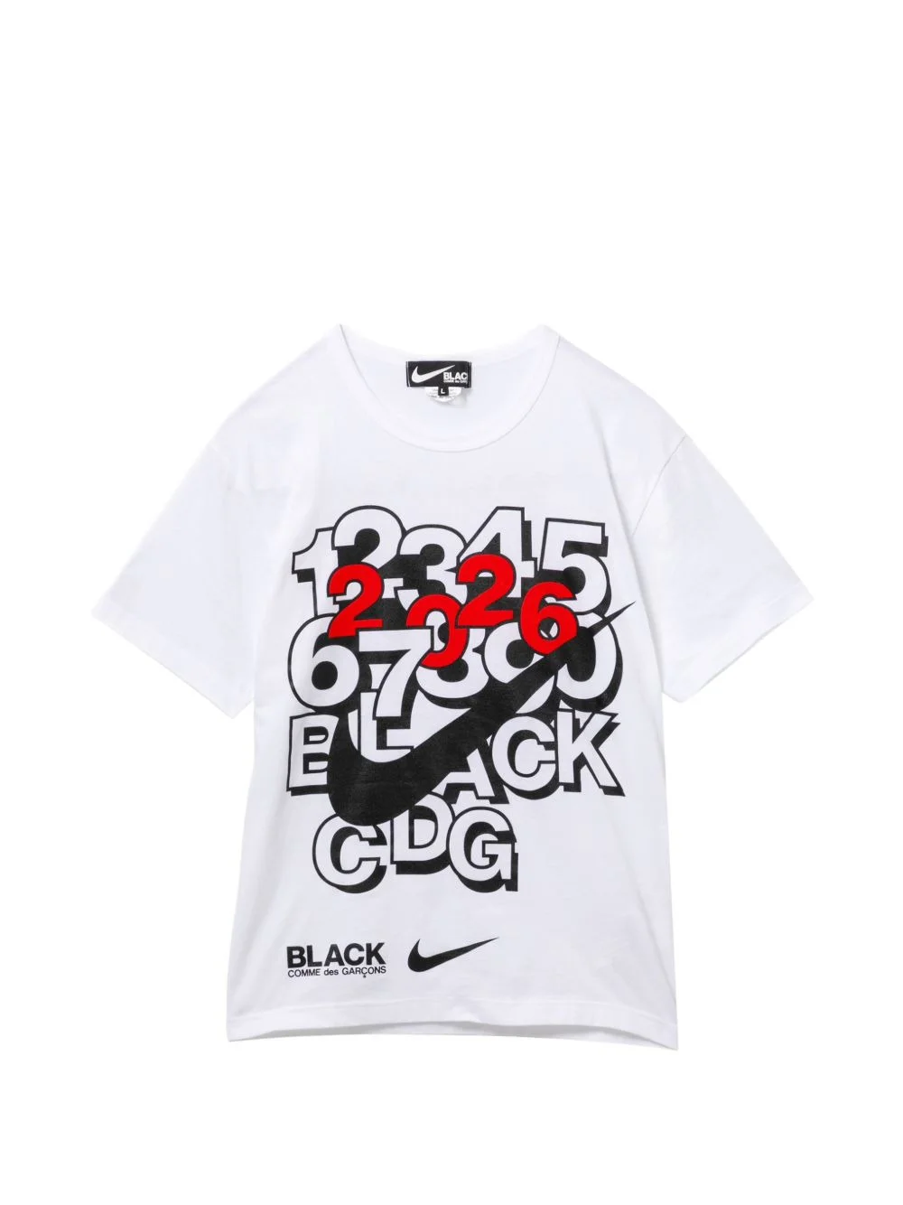 x Nike logo-print T-shirt - 1