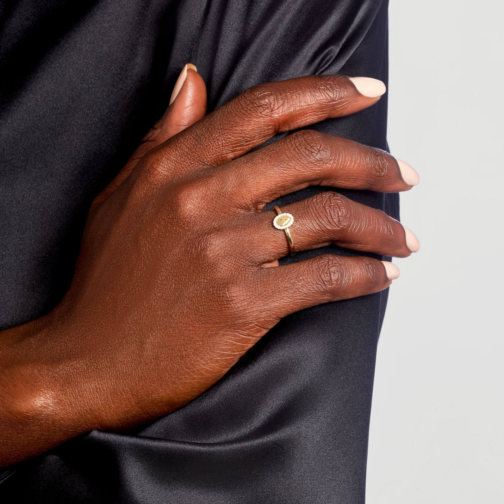 Marquee Diamond Initial Ring - 2