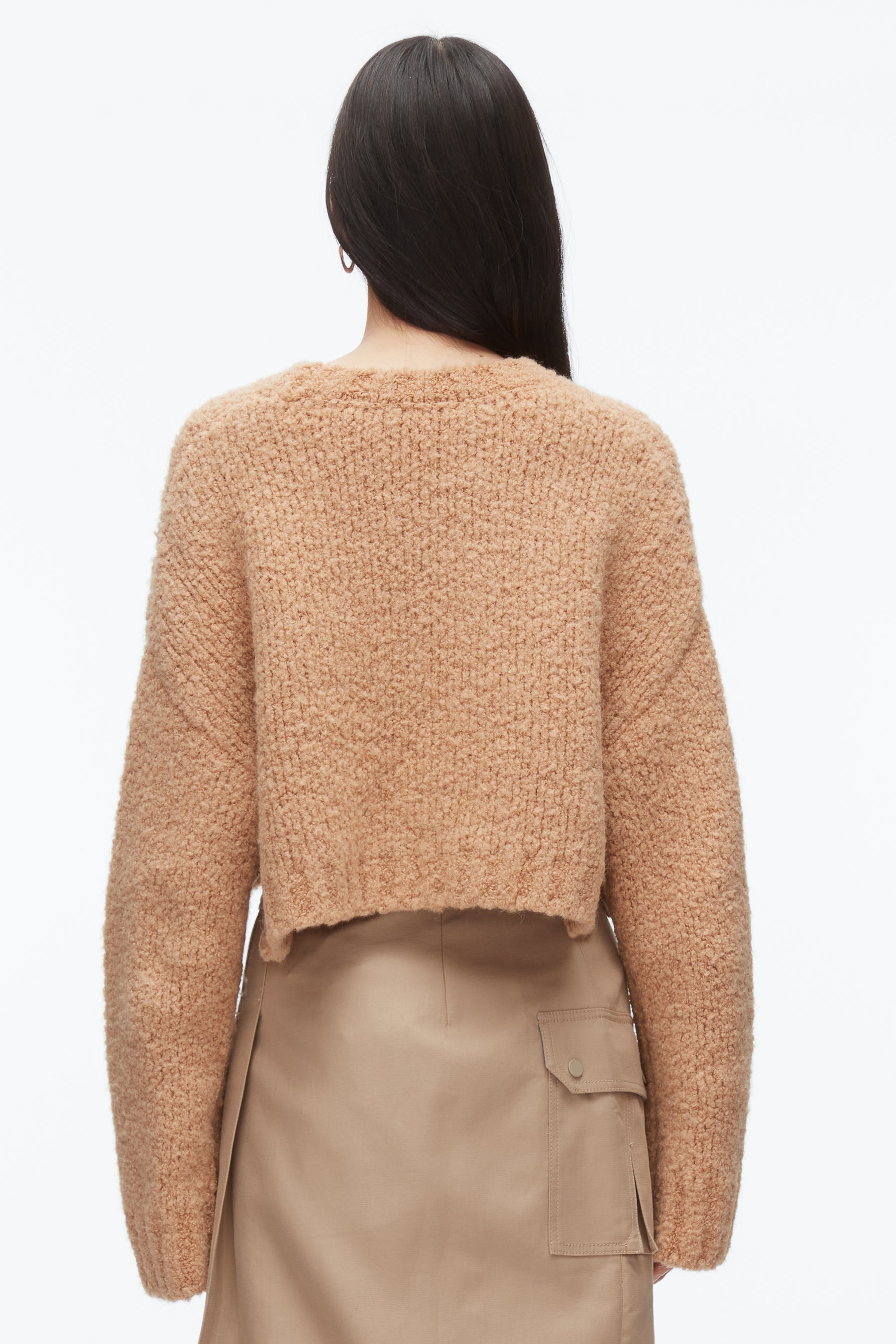 Boucle Zipper Crewneck - 5