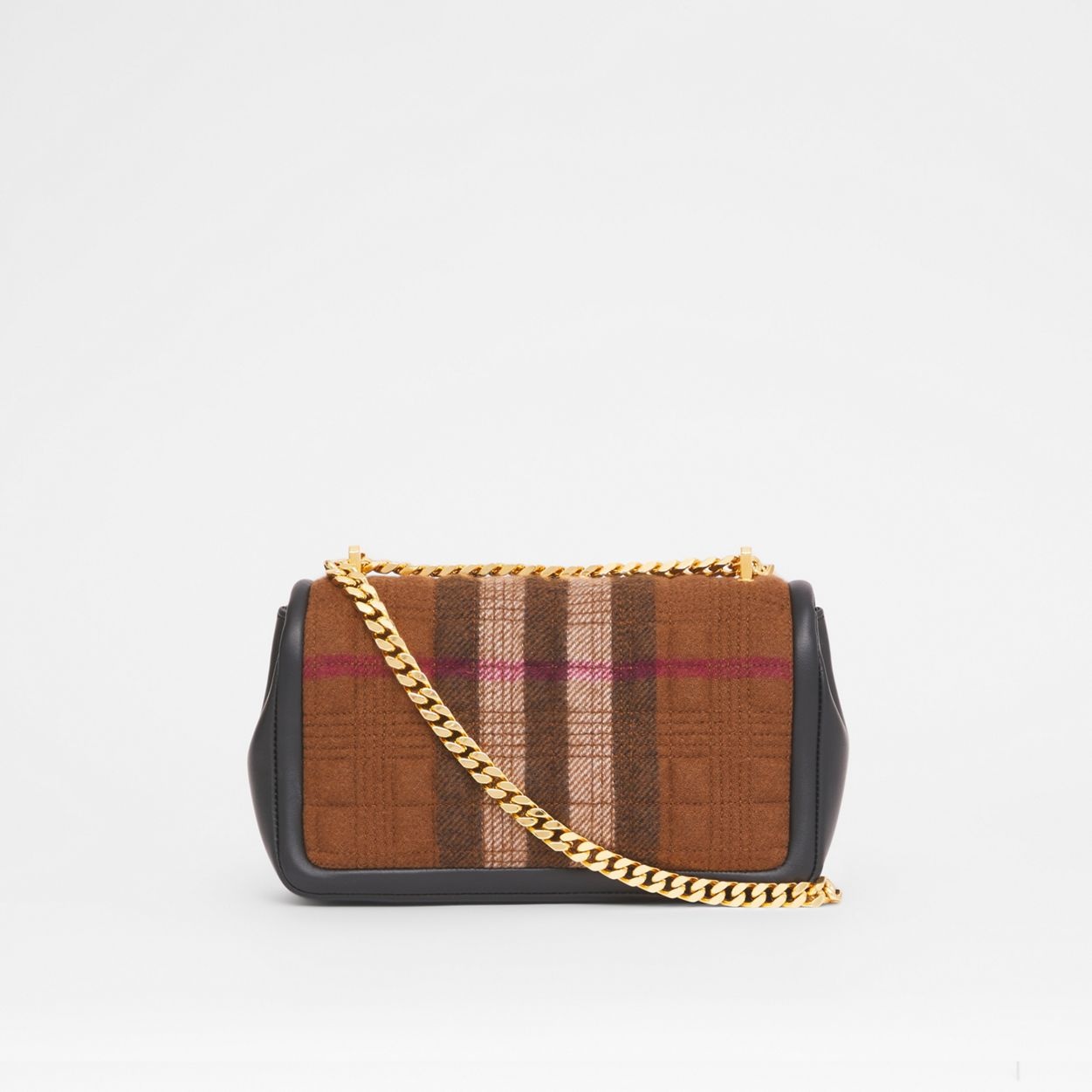 Small Quilted Check Cashmere Lola Bag - 9
