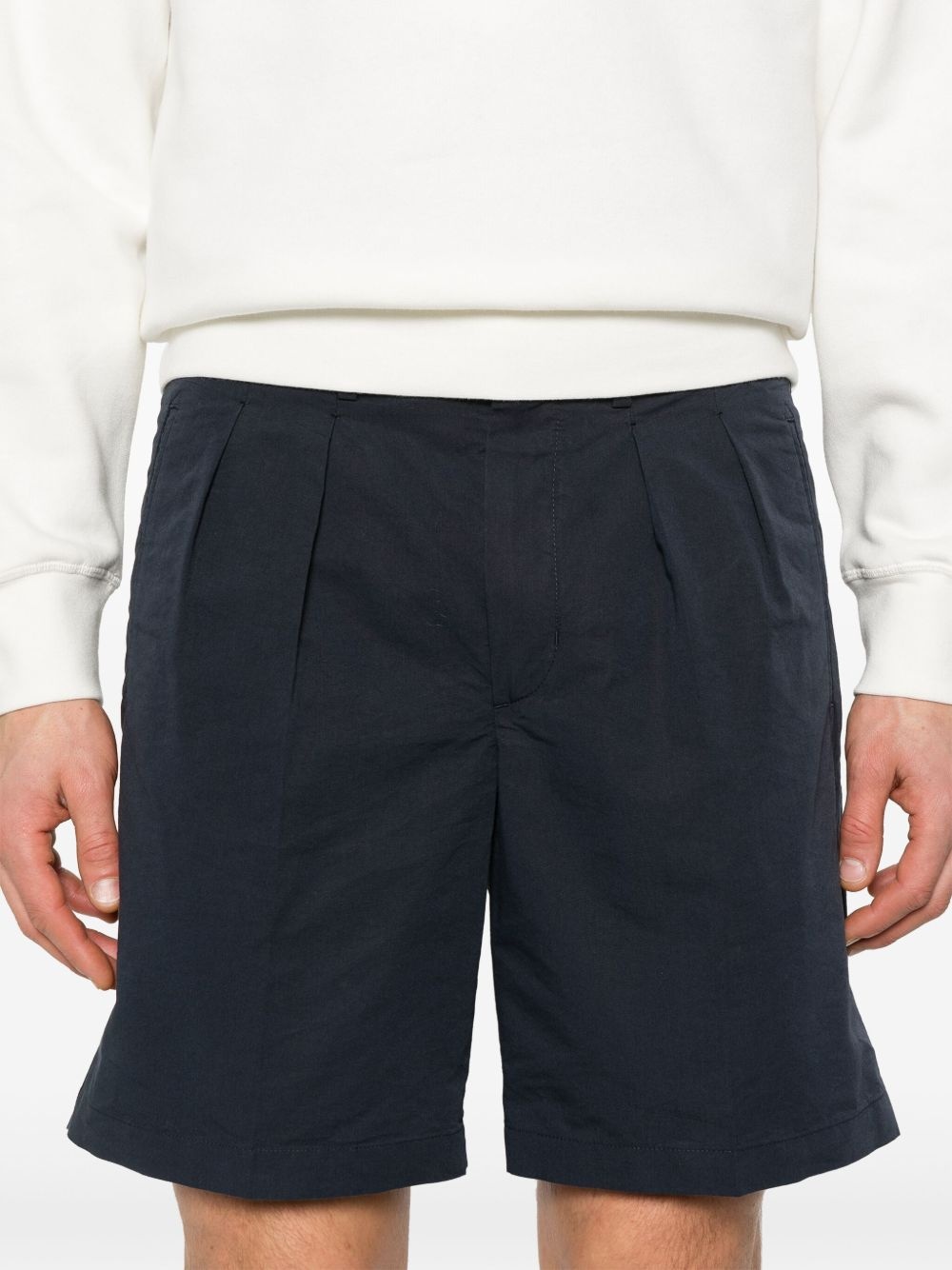 pleat-detail shorts - 5