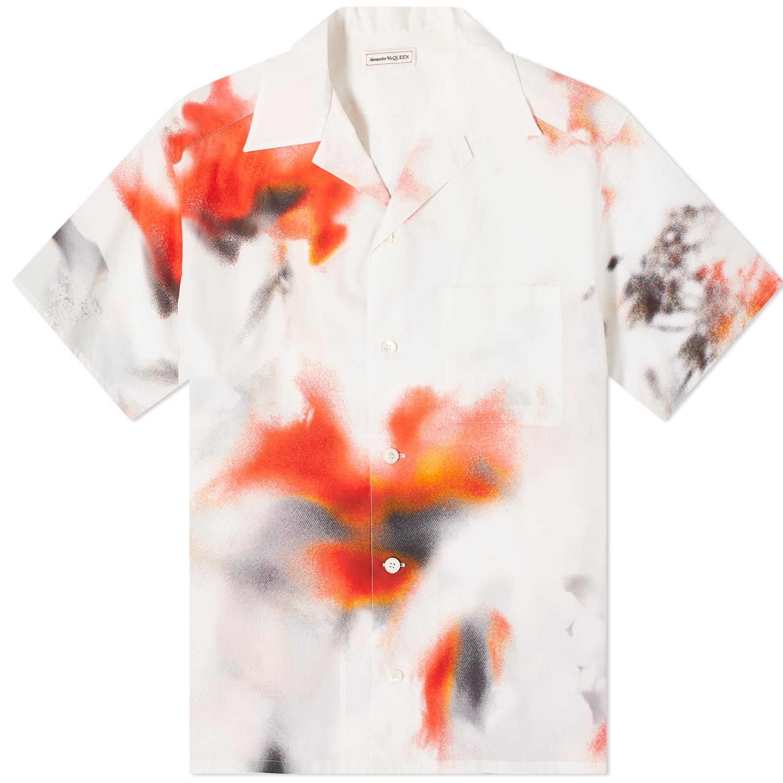 Alexander McQueen Obscured Flower Vacation Shirt - 1