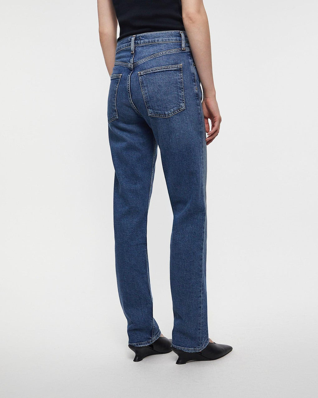 Jeans 90`s Pinch High Waist In Overcast Washed blue - 4