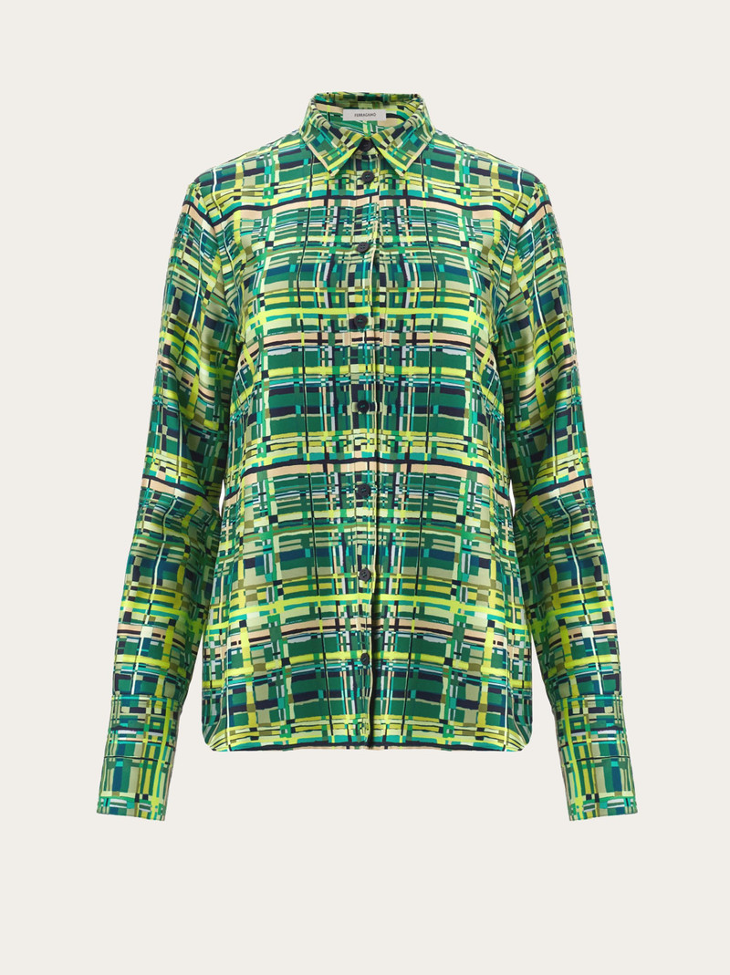 Long sleeved check shirt 1