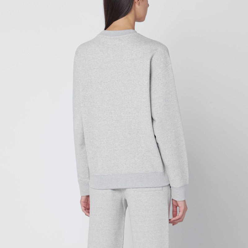 Jil Sander Light Grey Sweatshirt With Logo Print Women - 2