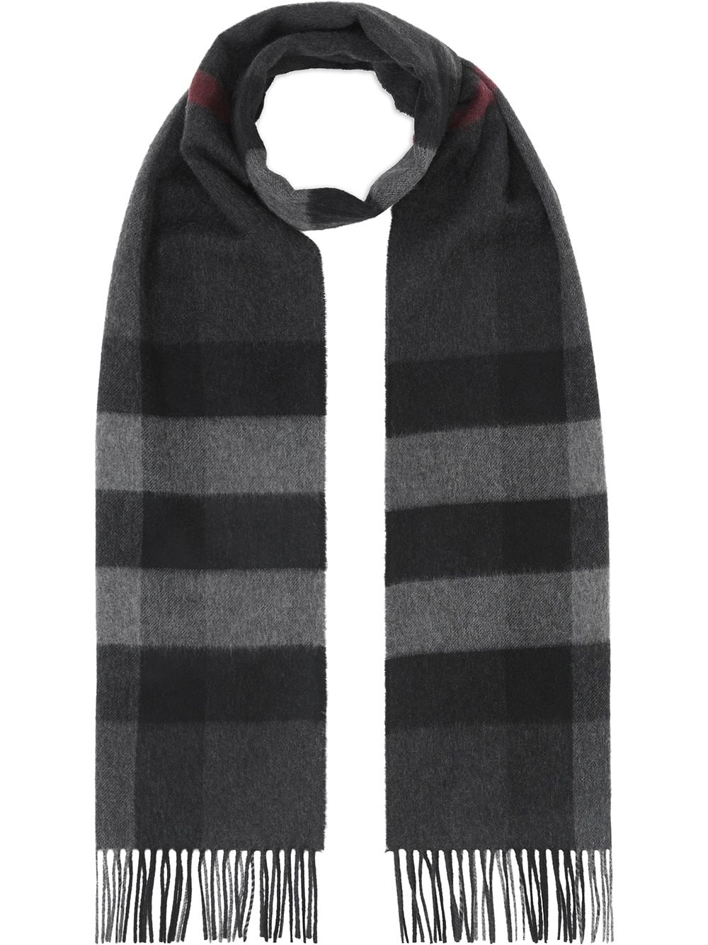 Check Cashmere Scarf - 1