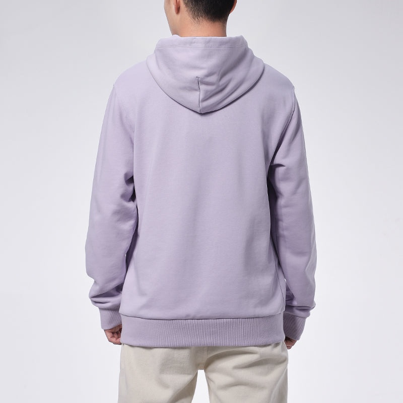 Men's Converse Athleisure Casual Sports Hooded Pullover Knit Light Purple 10020343-A19 - 4