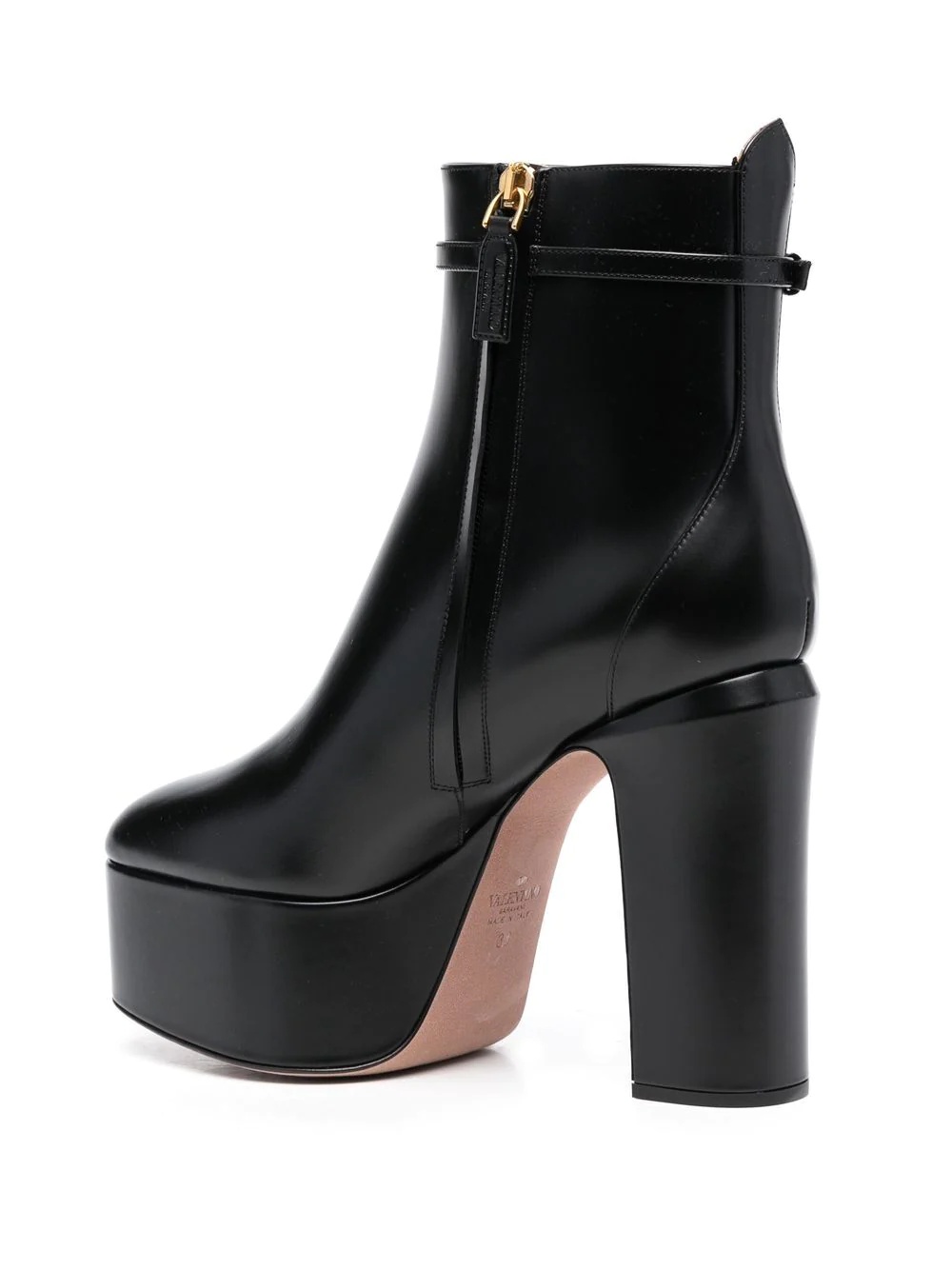 logo-buckle 125mm boots - 3