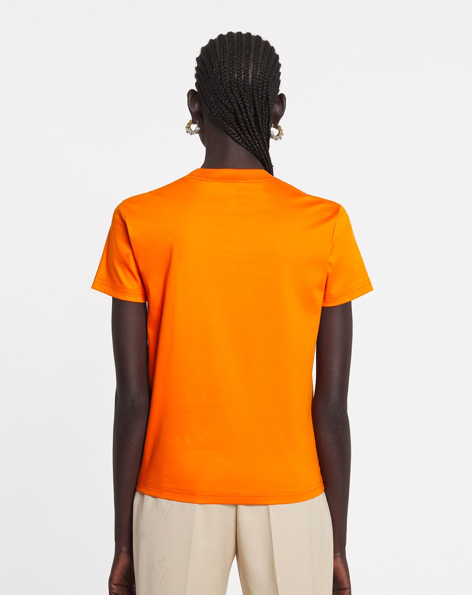 CLASSIC LANVIN PARIS EMBROIDERED T-SHIRT - 4