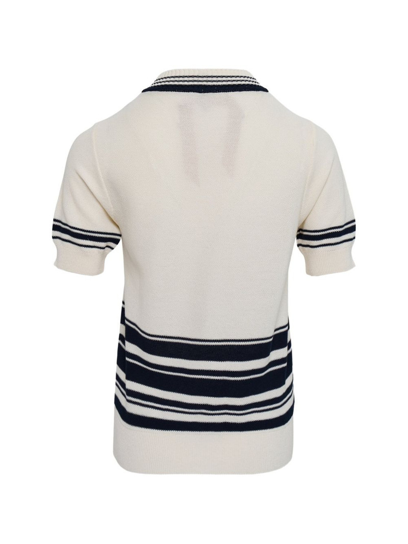 N°21 pocket striped sweater outlook