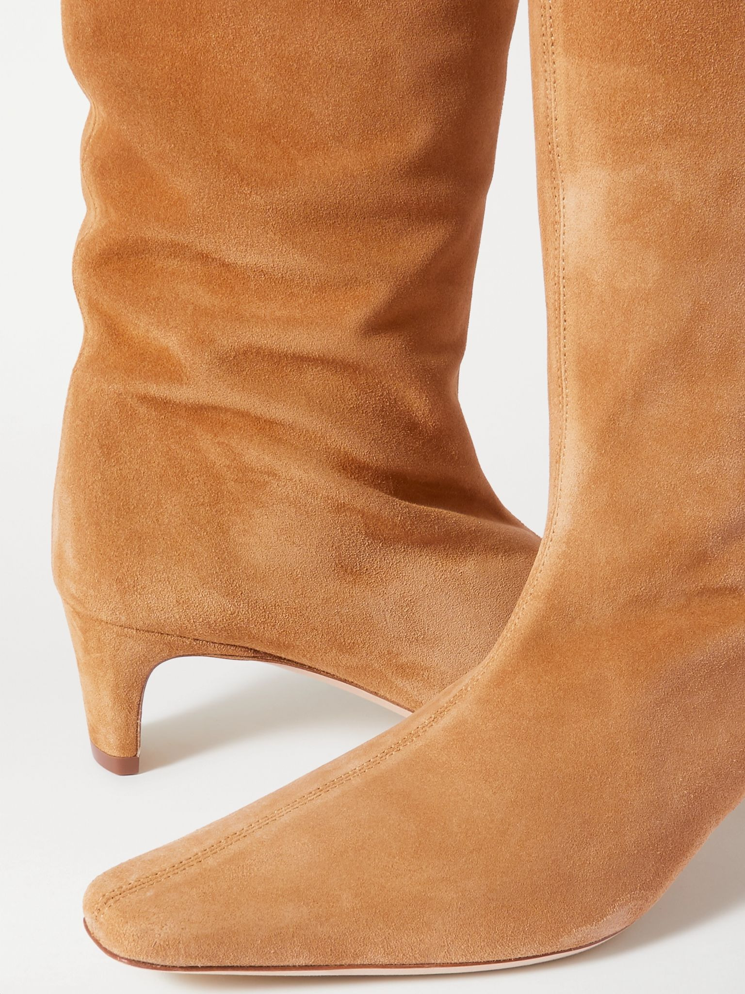 Wally suede knee boots Tan - 4