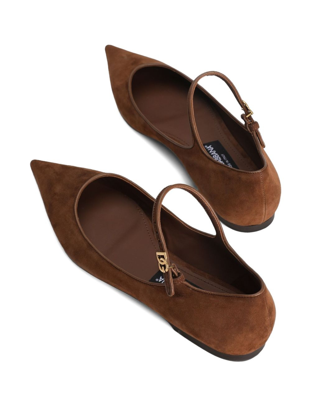 pointed-toe ankle-strap flats - 3