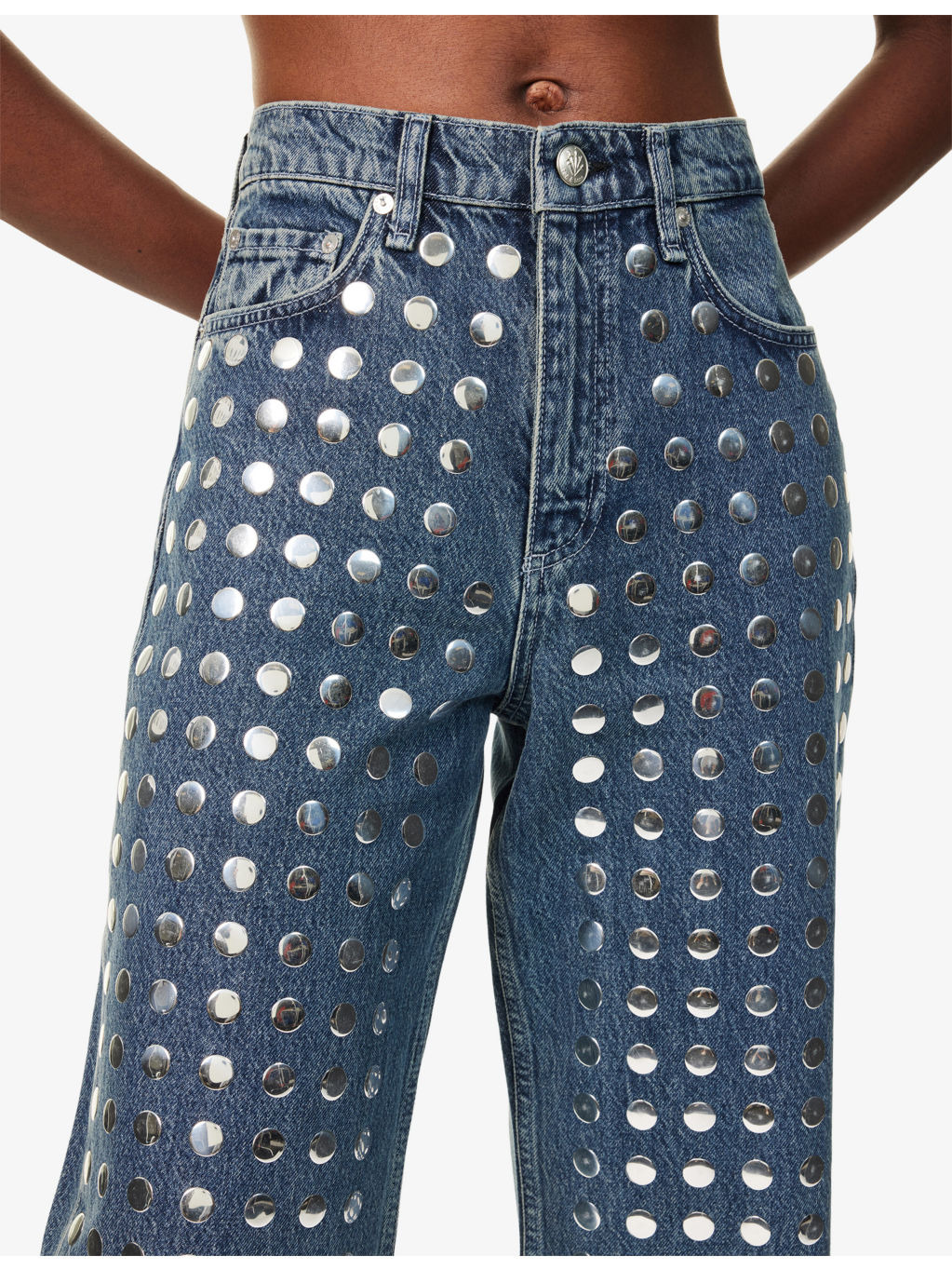 The Shea Straight-Leg Denim Jeans - 5