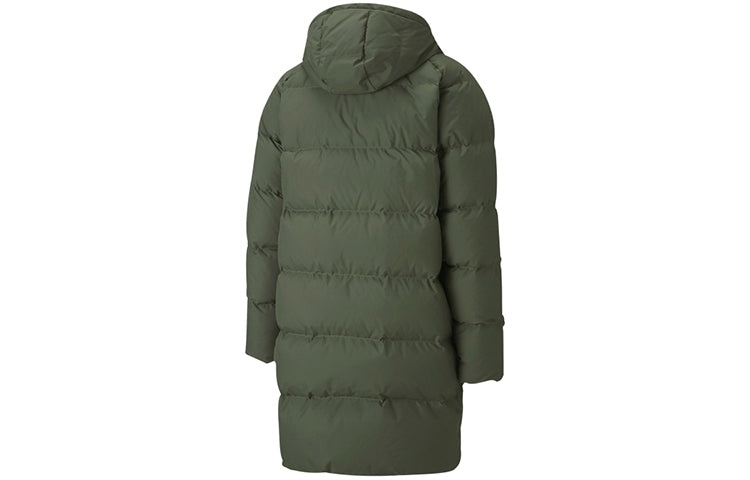 PUMA Classics Long Down Jacket 'Army Green' 599309-64 - 2